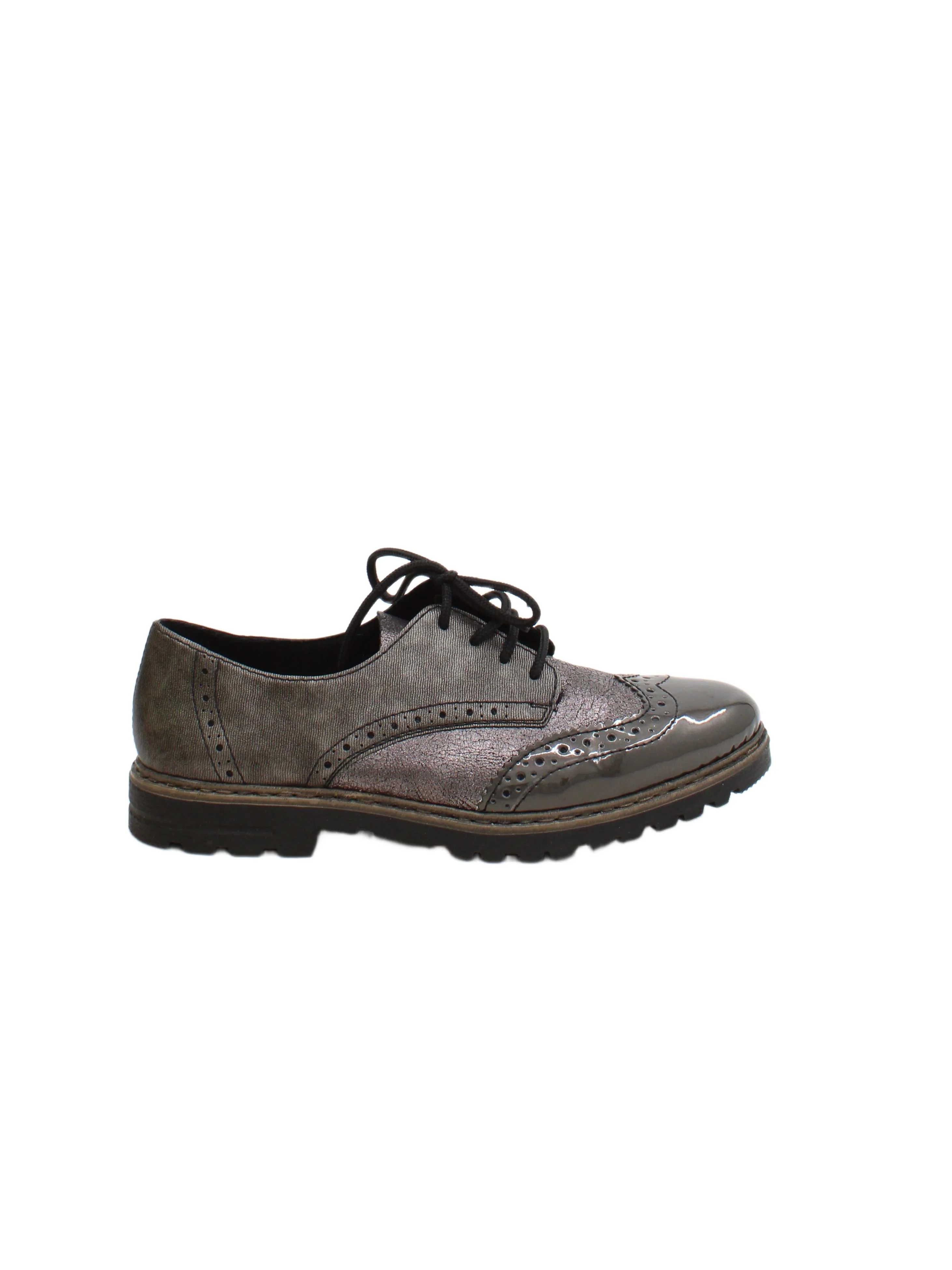 Rieker Women's Flat Shoes UK 6 Brown 100% Other Loafer