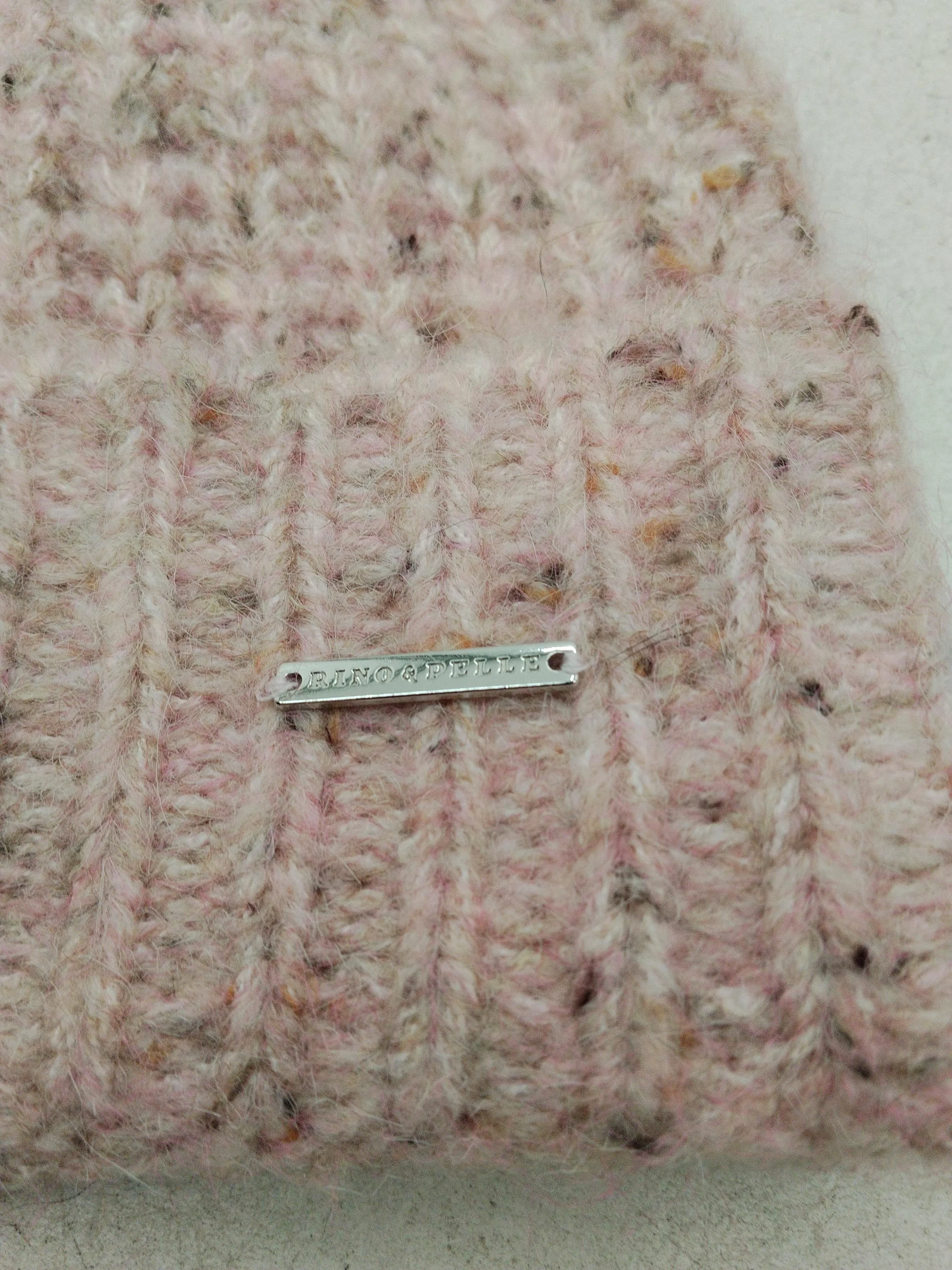 Rino & Pelle Women's Hat S Pink 100% Wool Beanie - Image 3