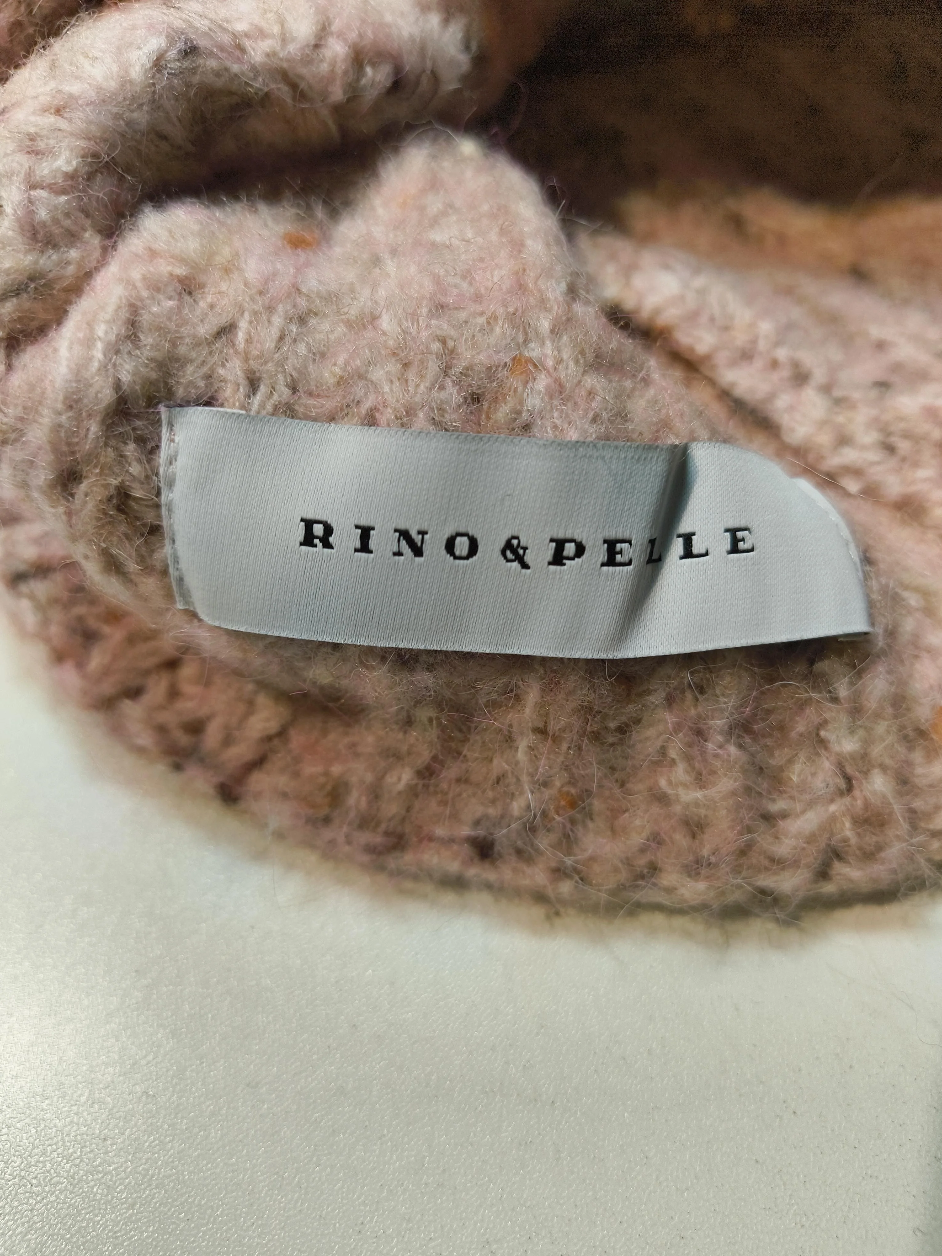 Rino & Pelle Women's Hat S Pink 100% Wool Beanie - Image 5