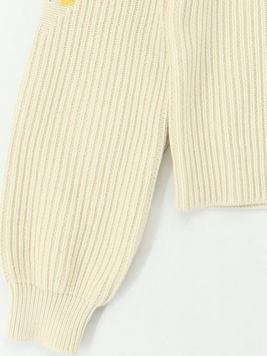 River Island Women's Cardigan S Cream Polyester with Wool, Polyamide Cardigan - Image 4
