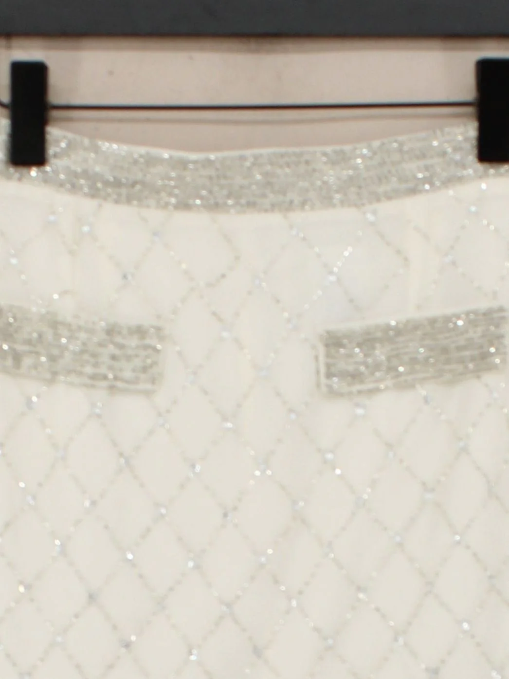 River Island Women's Mini Skirt UK 6 White 100% Polyester Short Mini - Image 3