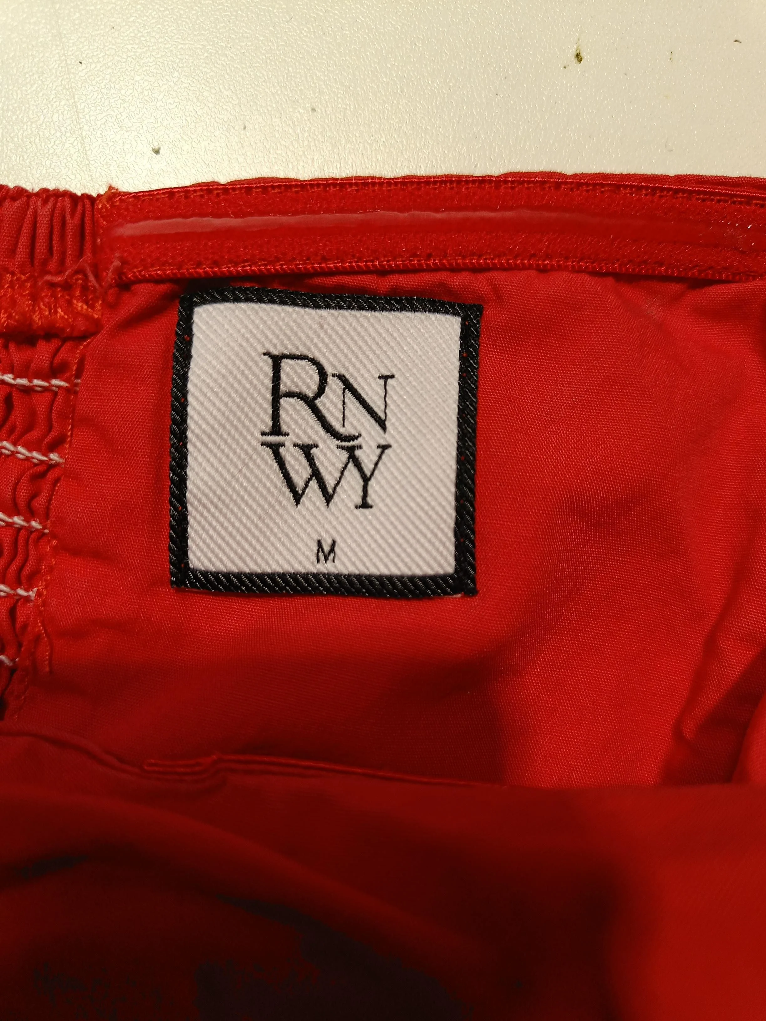 RNWY Women's Top M Red 100% Other Sleeveless Round Neck Cropped - Image 5