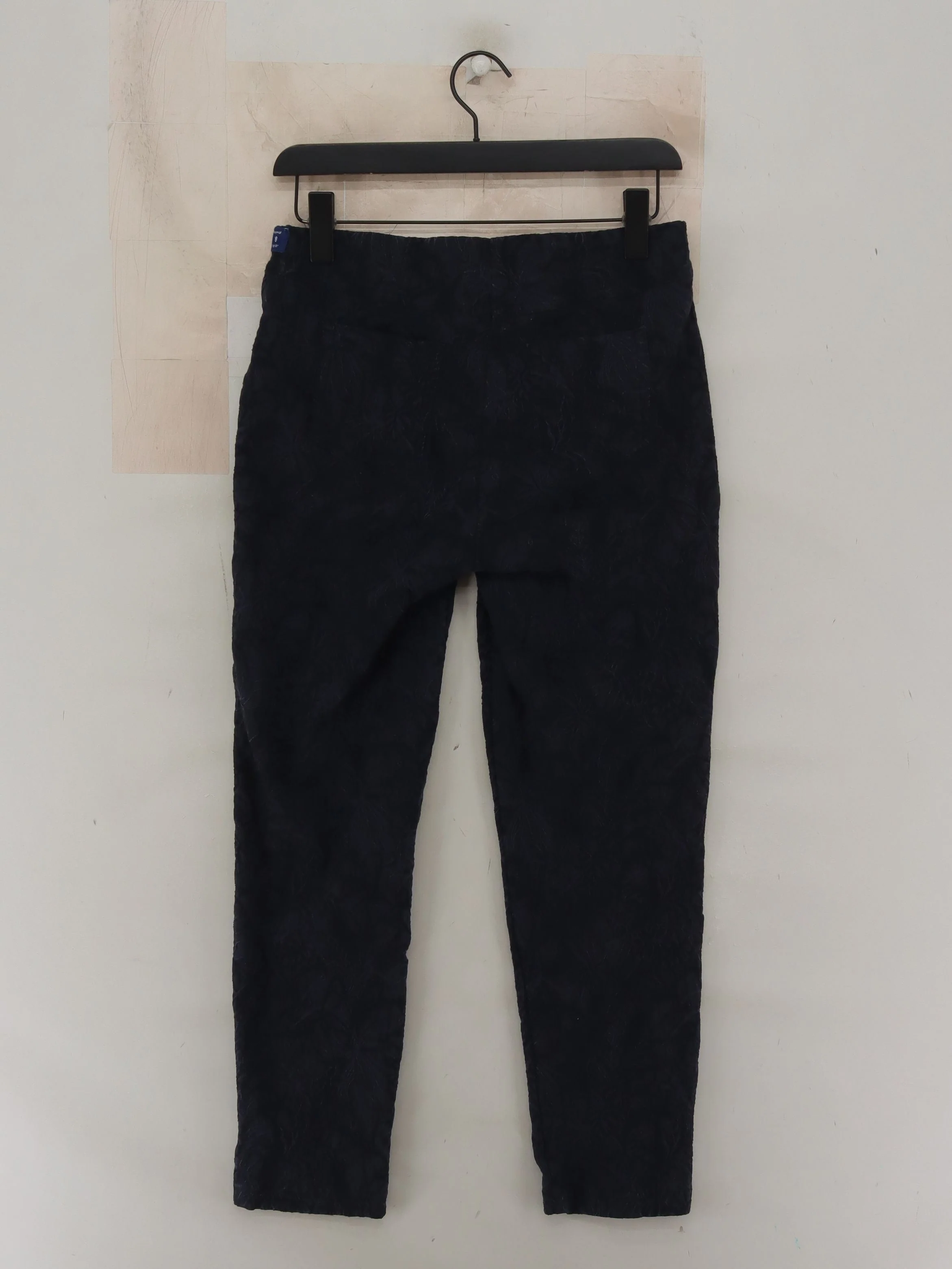 Robell Men's Trousers M Blue Cotton with Polyester, Elastane Tapered Chino - Image 2