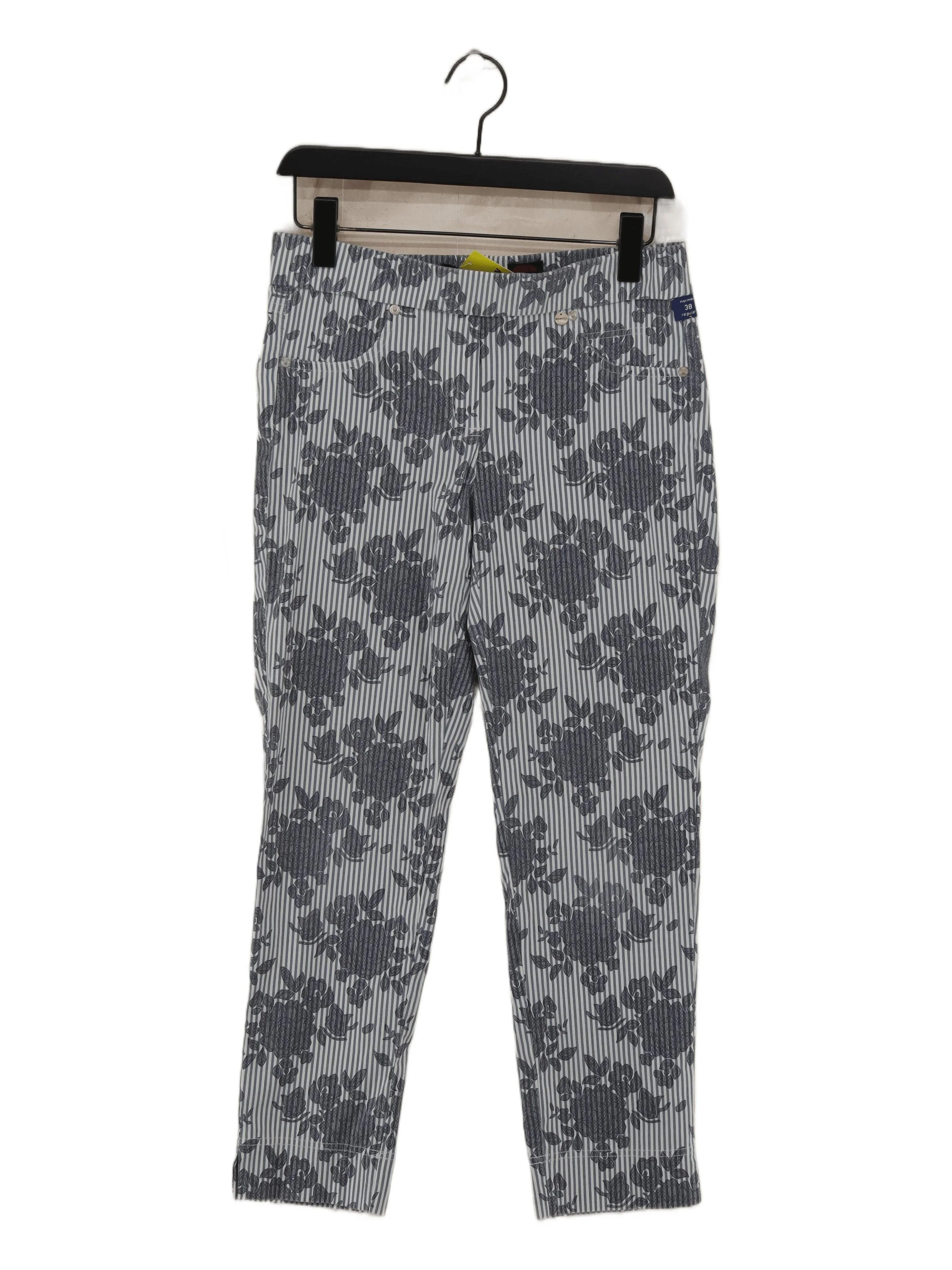 Robell Women's Trousers UK 10 Grey Polyester