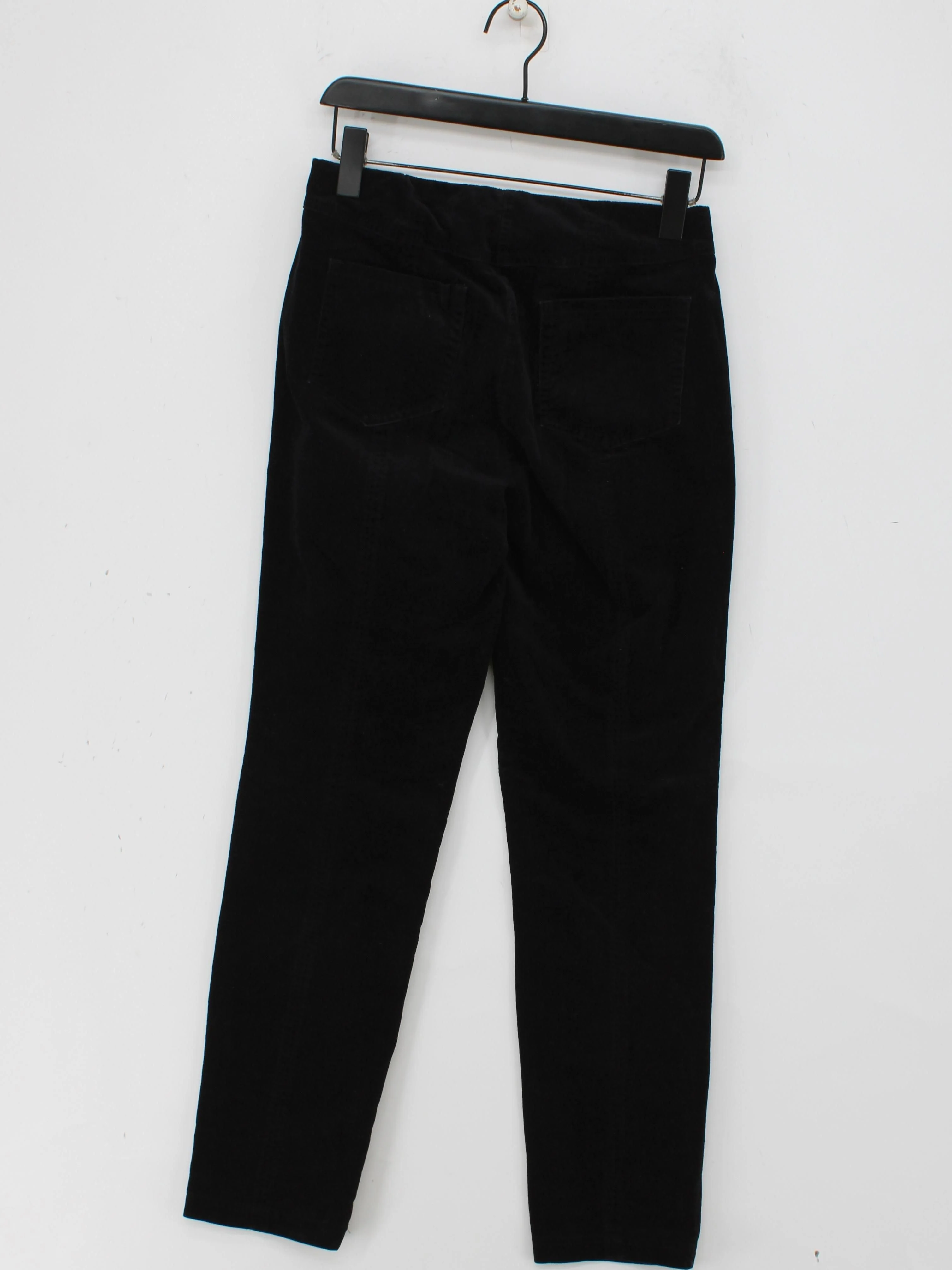 Robell Women's Trousers UK 8 Black Cotton with Elastane Straight Chino - Image 2