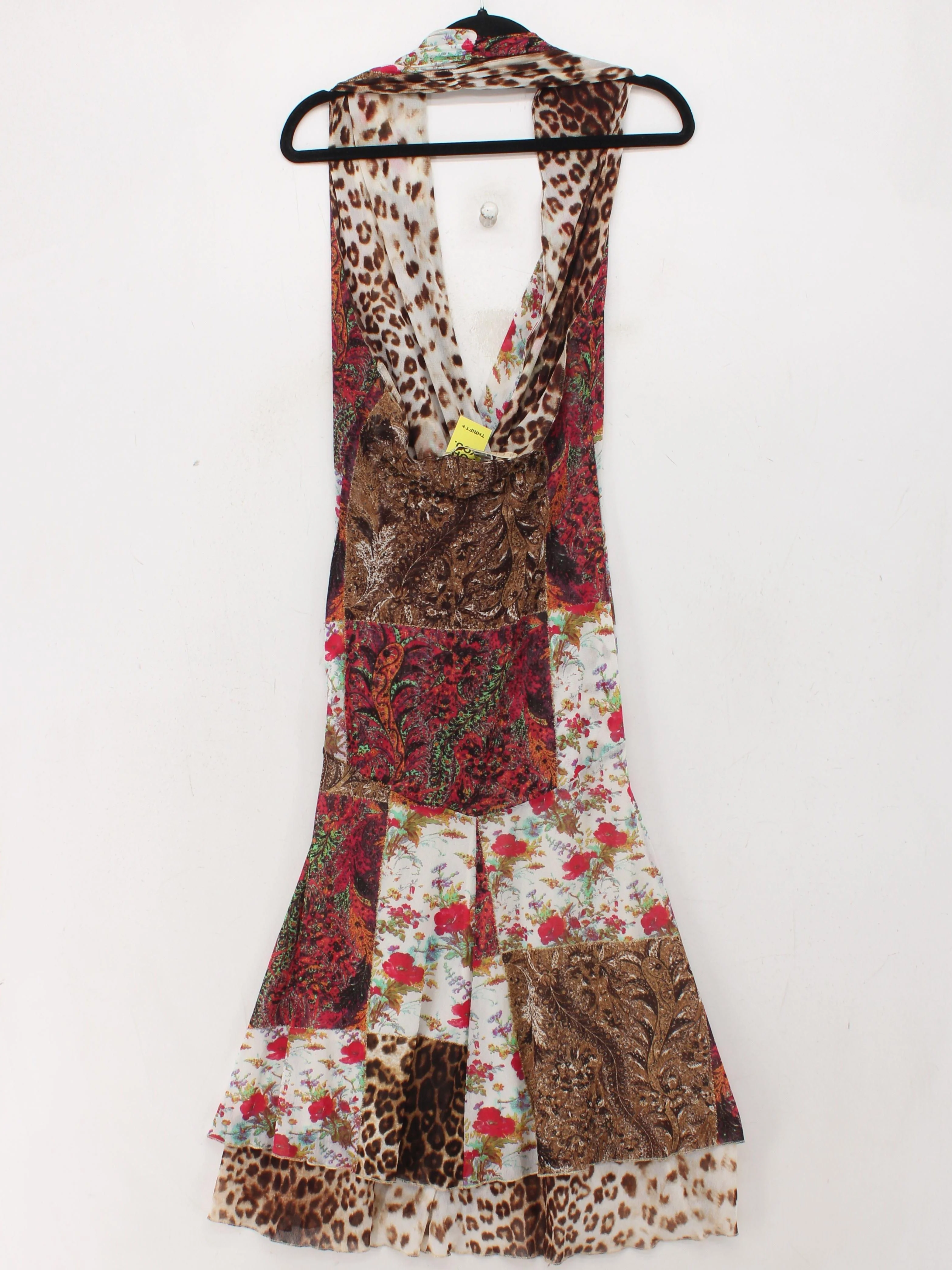 Roberto Cavalli Maxi Dress UK10 in Multi - Image 2
