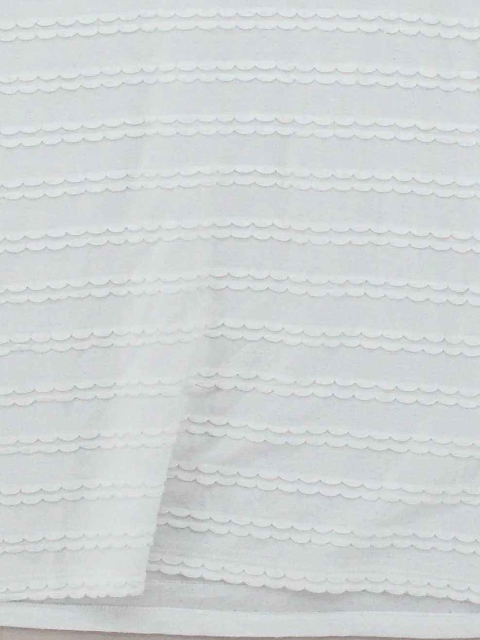 Rocha.John Rocha Women's T-Shirt UK 18 White Polyester with Viscose Basic - Image 4