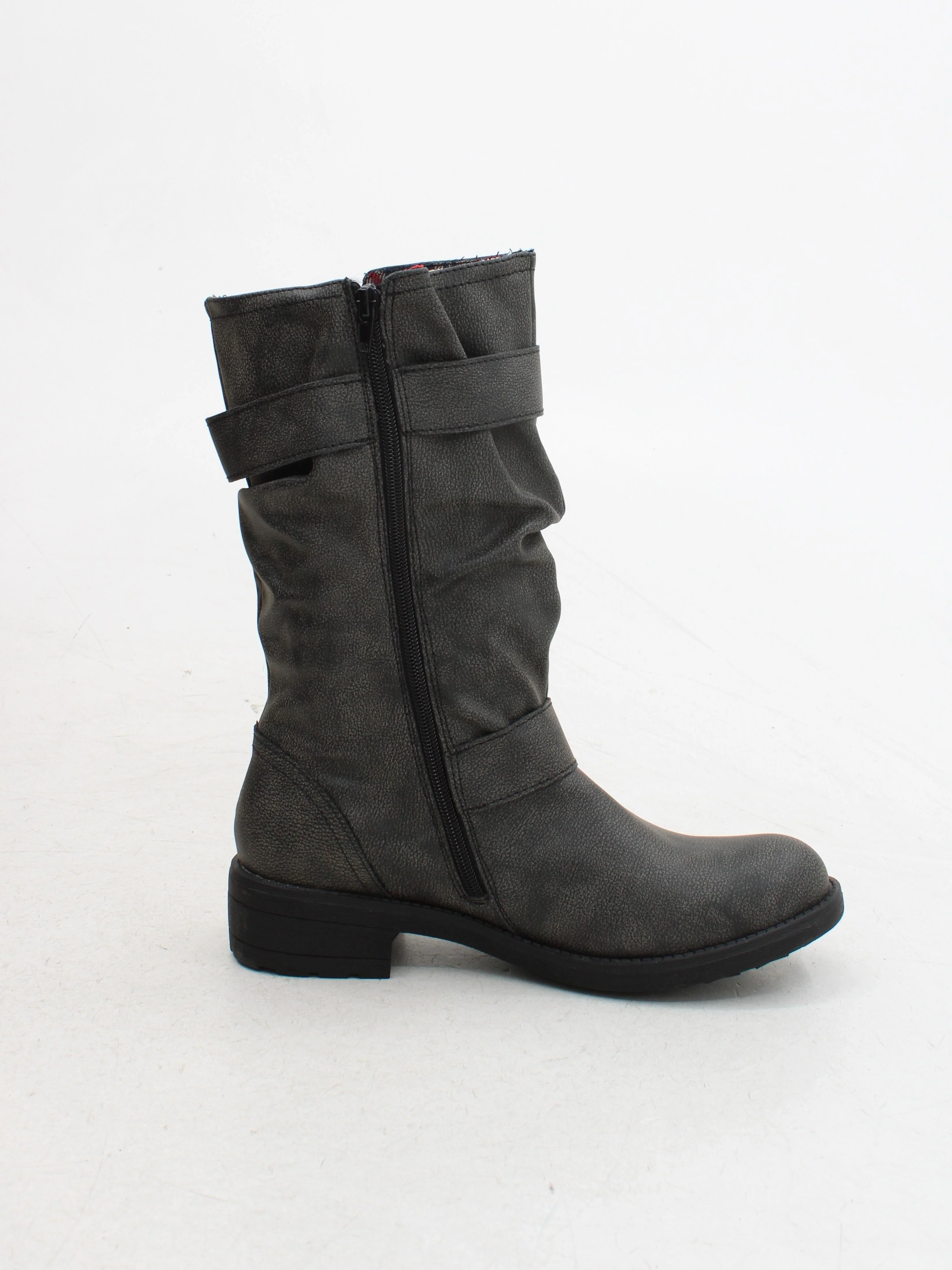 Rocket Dog Women's Boots UK 7 Grey 100% Faux Leather Combat - Image 5