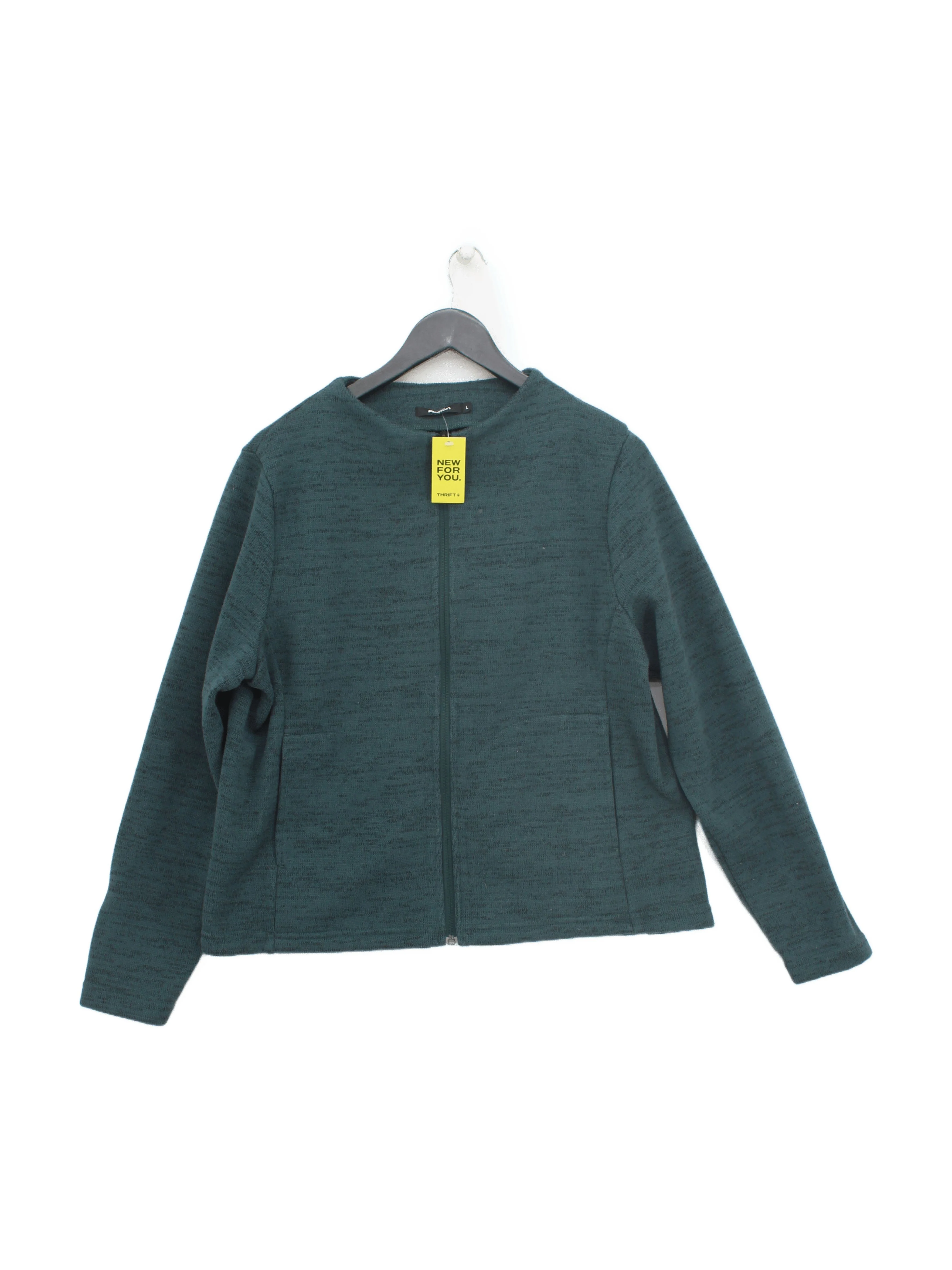 Rohan Women's Hoodie L Green 100% Polyester Full Zip