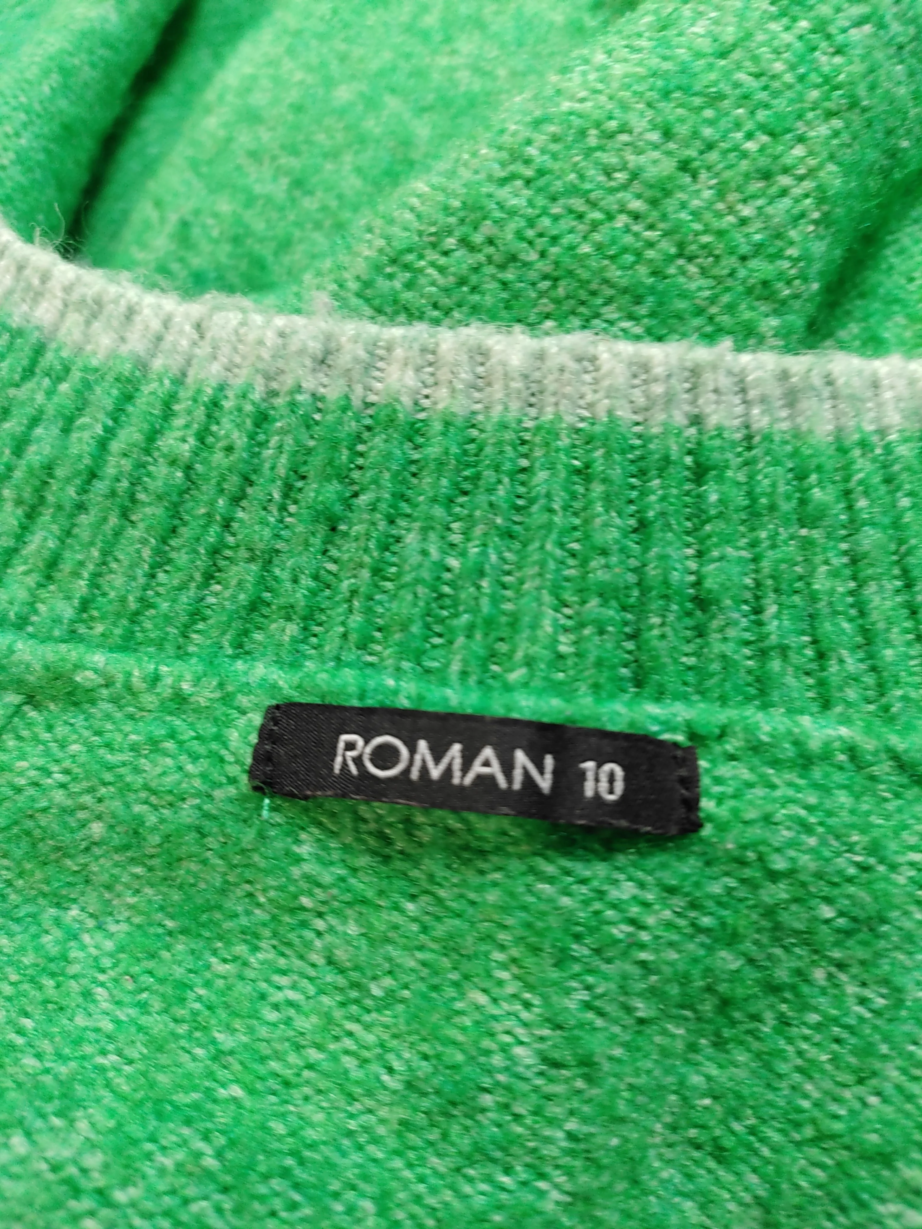 roman originals Jumper Mini Dress UK10 in Green - Image 5