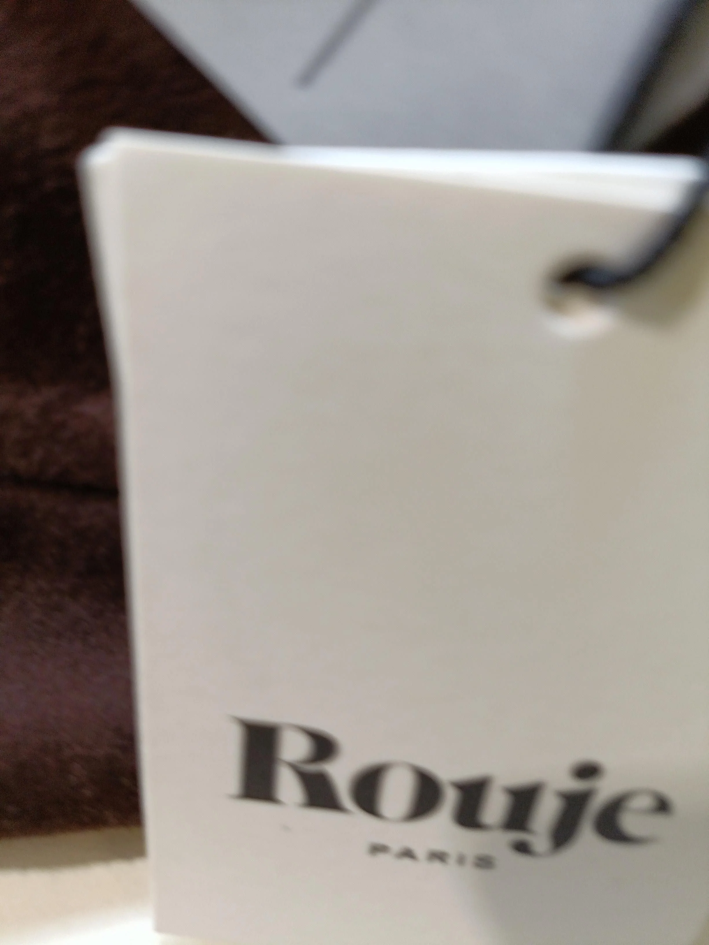 Rouje Women's Trousers UK 14 Brown Suede with Polyester Straight Chino - Image 6