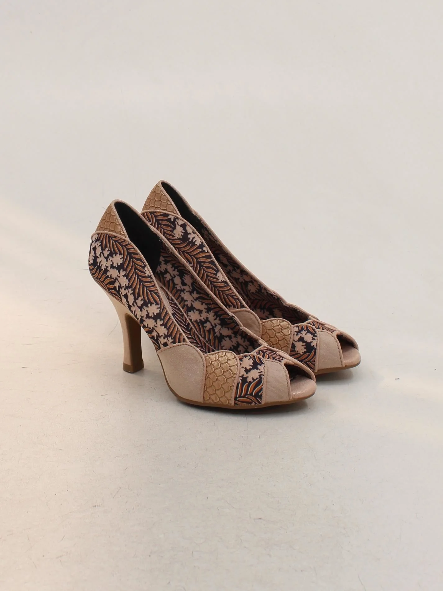Ruby Shoo Women's Heels UK 4 Multi Floral 100% Other Court - Image 4
