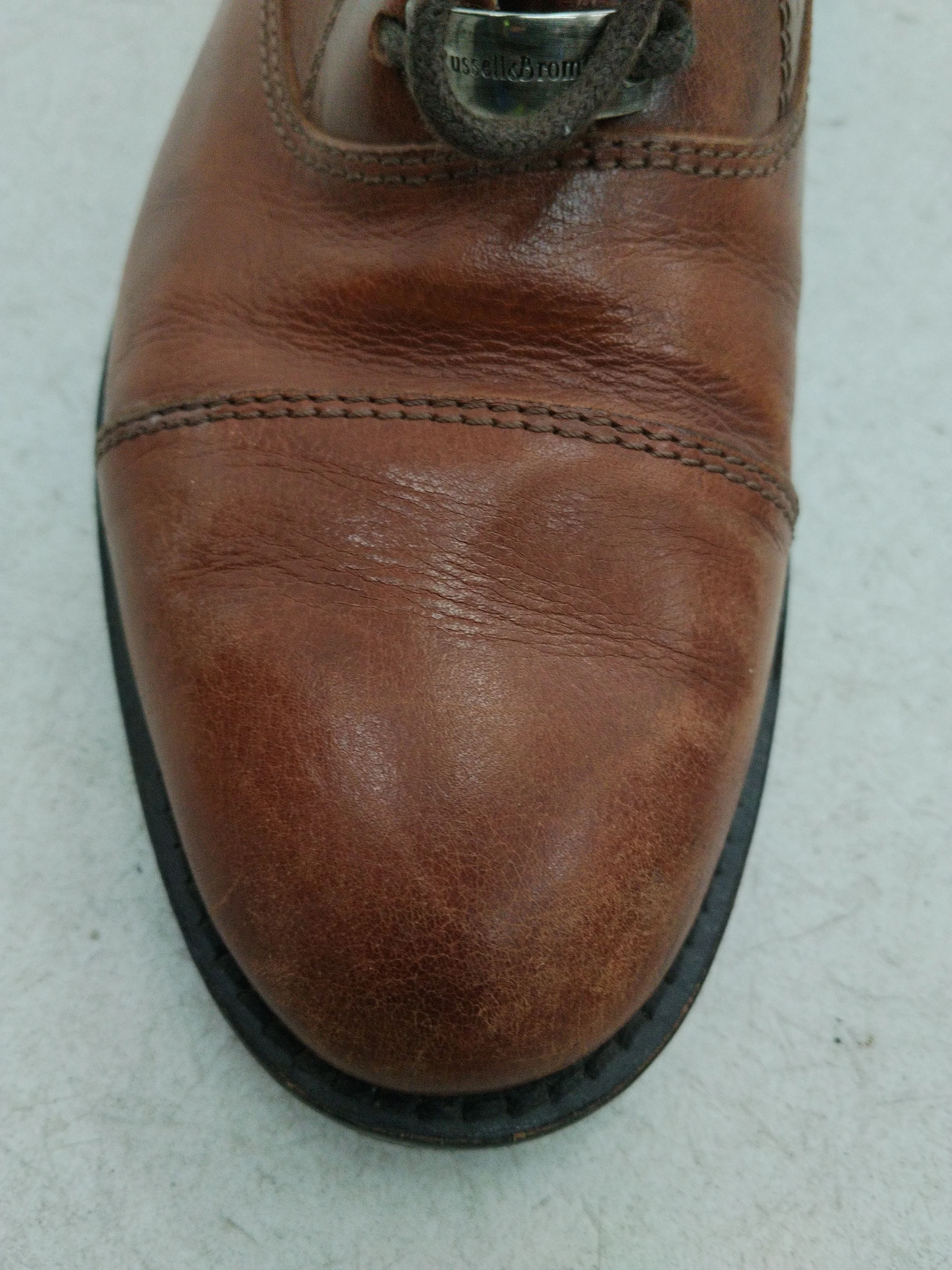 Russell & Bromley Men's Boots UK 3 Brown 100% Leather Combat - Image 8