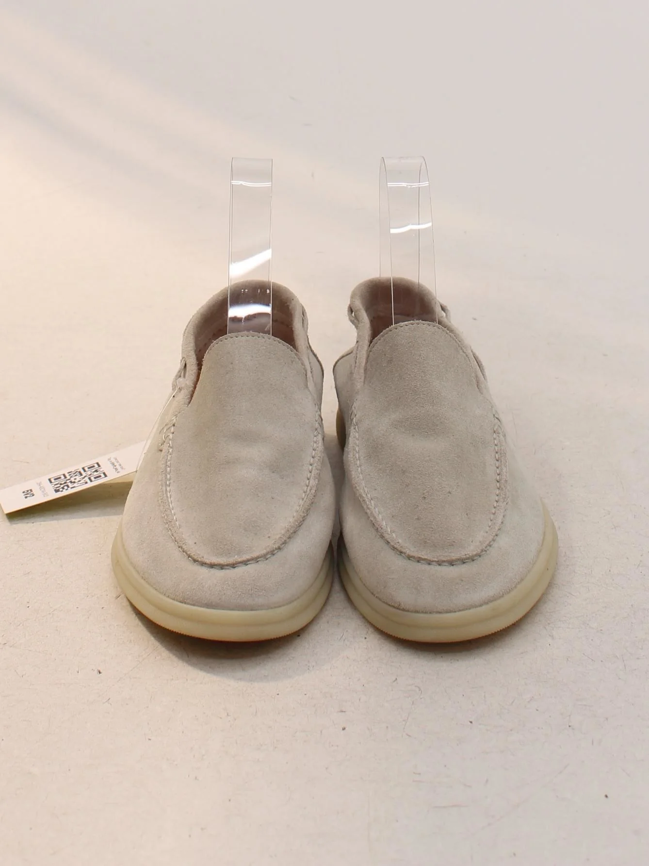 Russell & Bromley Men's Shoes UK 4 Cream 100% Suede Loafer - Image 2