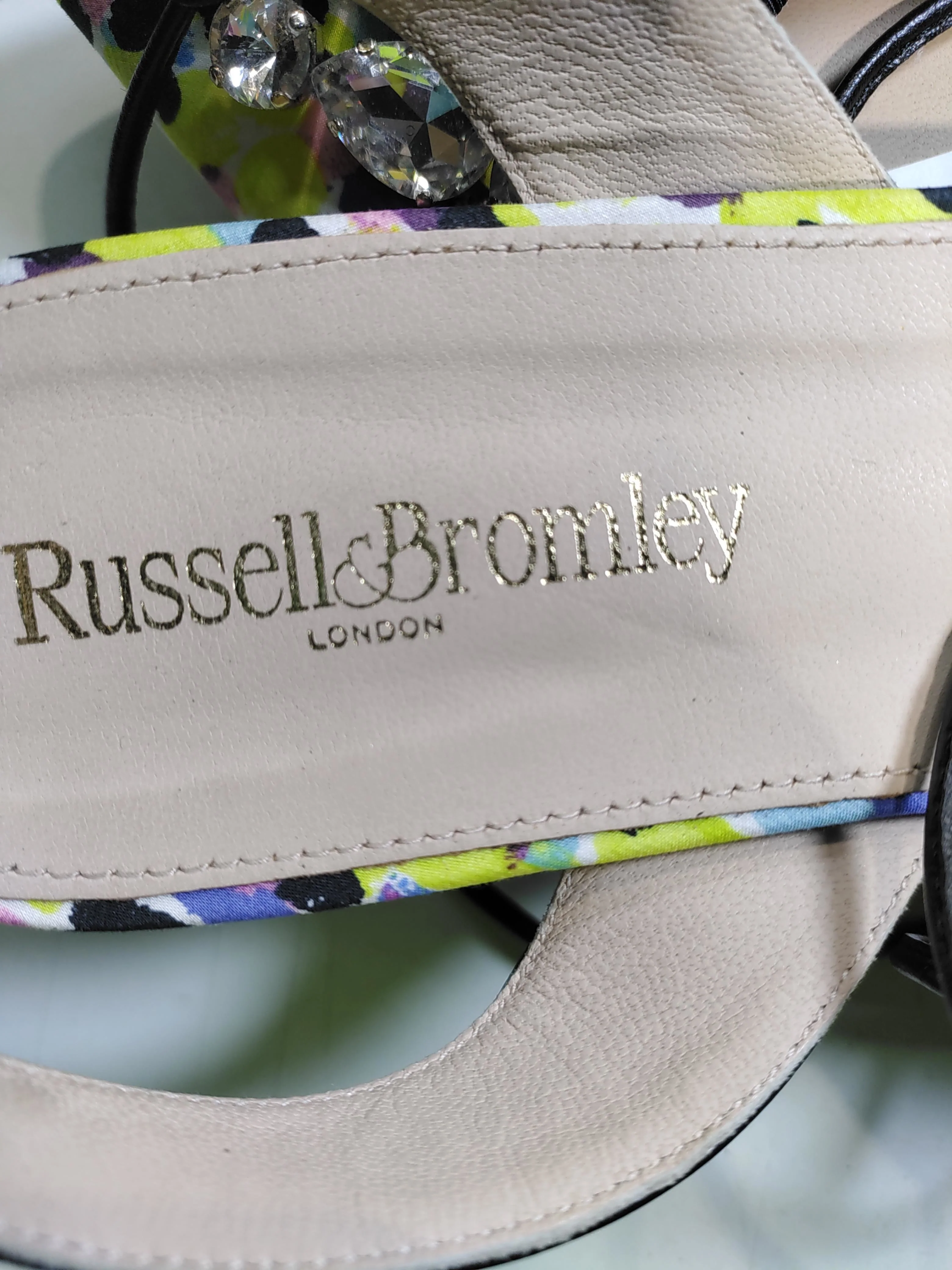 Russell & Bromley Women's Flat Shoes UK 6 Multi Animal Print 100% Leather Ballet - Image 8
