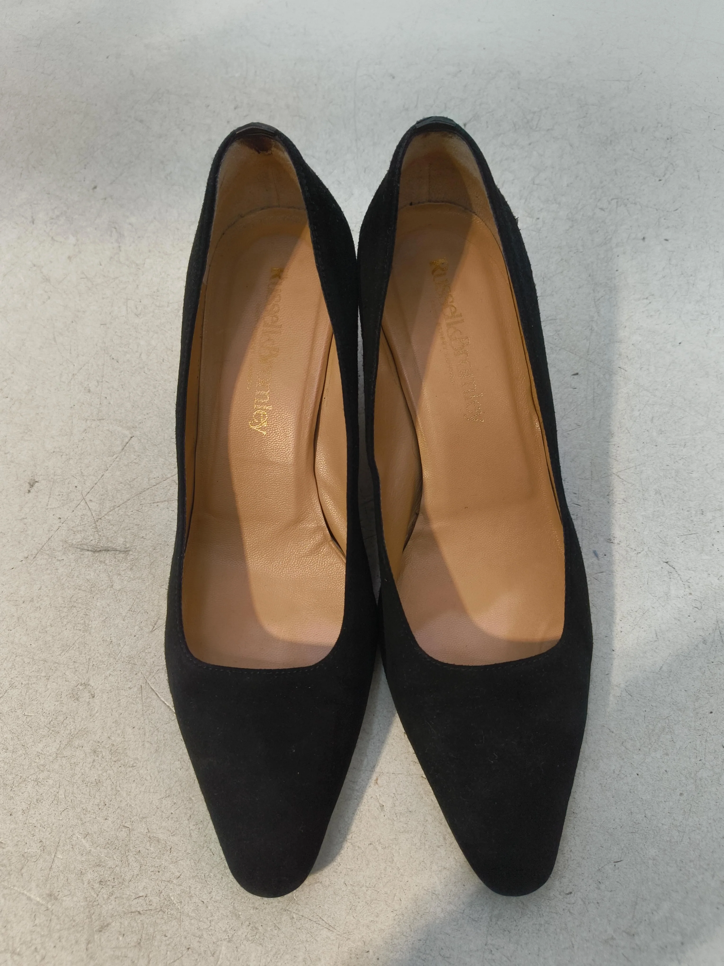 Russell & Bromley Women's Heels UK 5.5 Black 100% Suede Court - Image 6