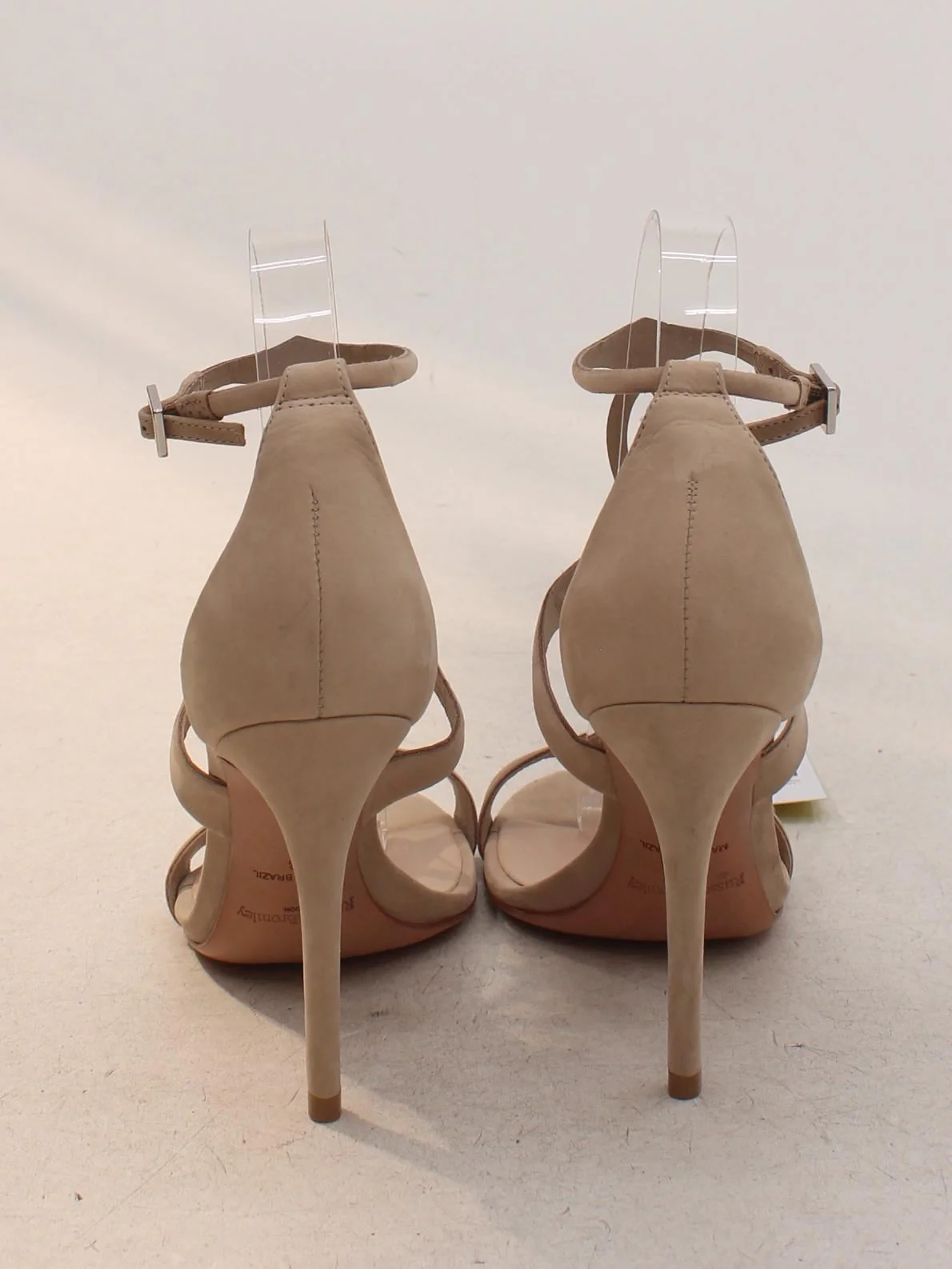 Russell & Bromley Women's Heels UK 5 Tan 100% Suede Strappy - Image 3