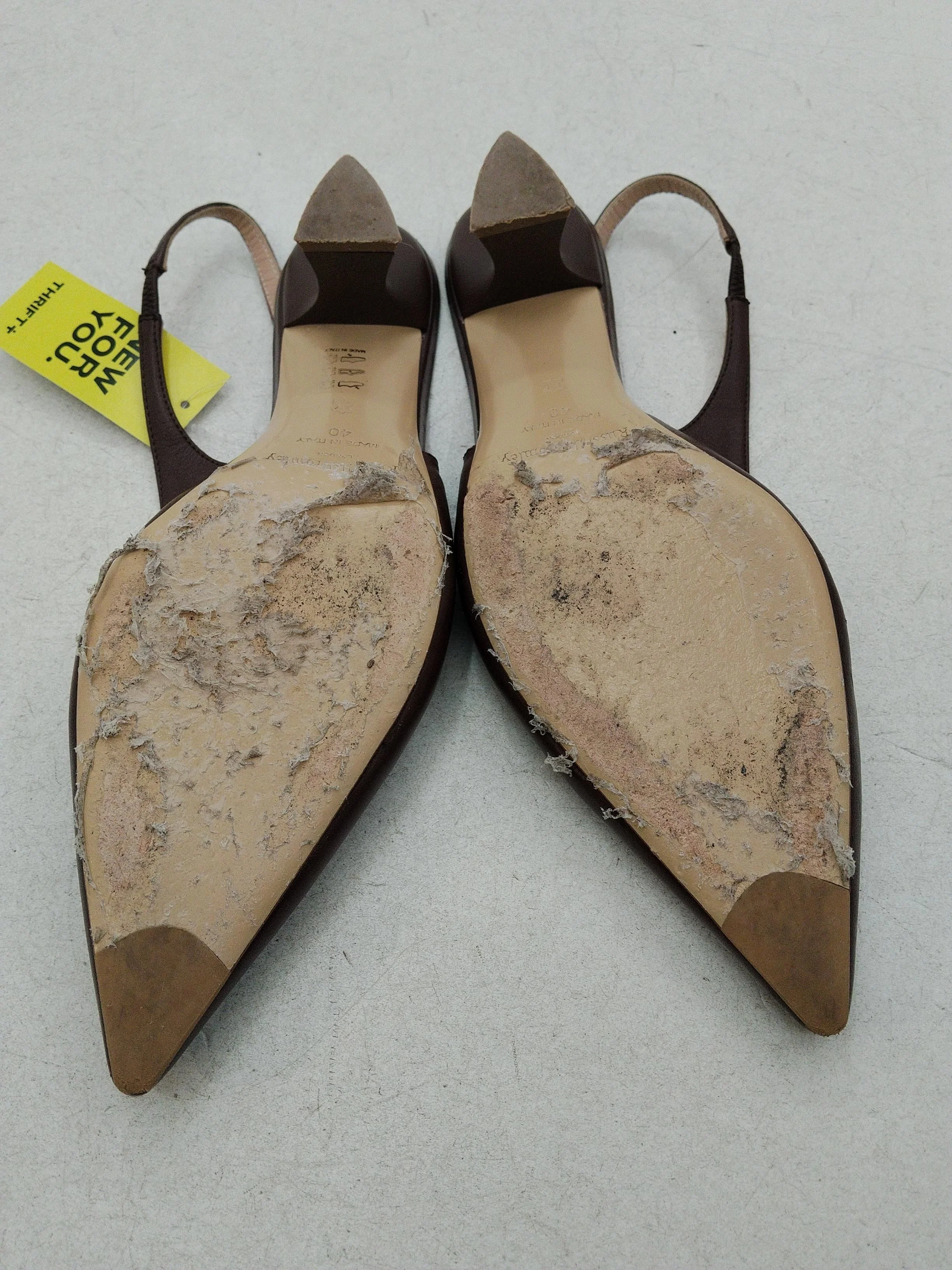 Russell & Bromley Women's Heels UK 6.5 Brown 100% Leather Court - Image 7