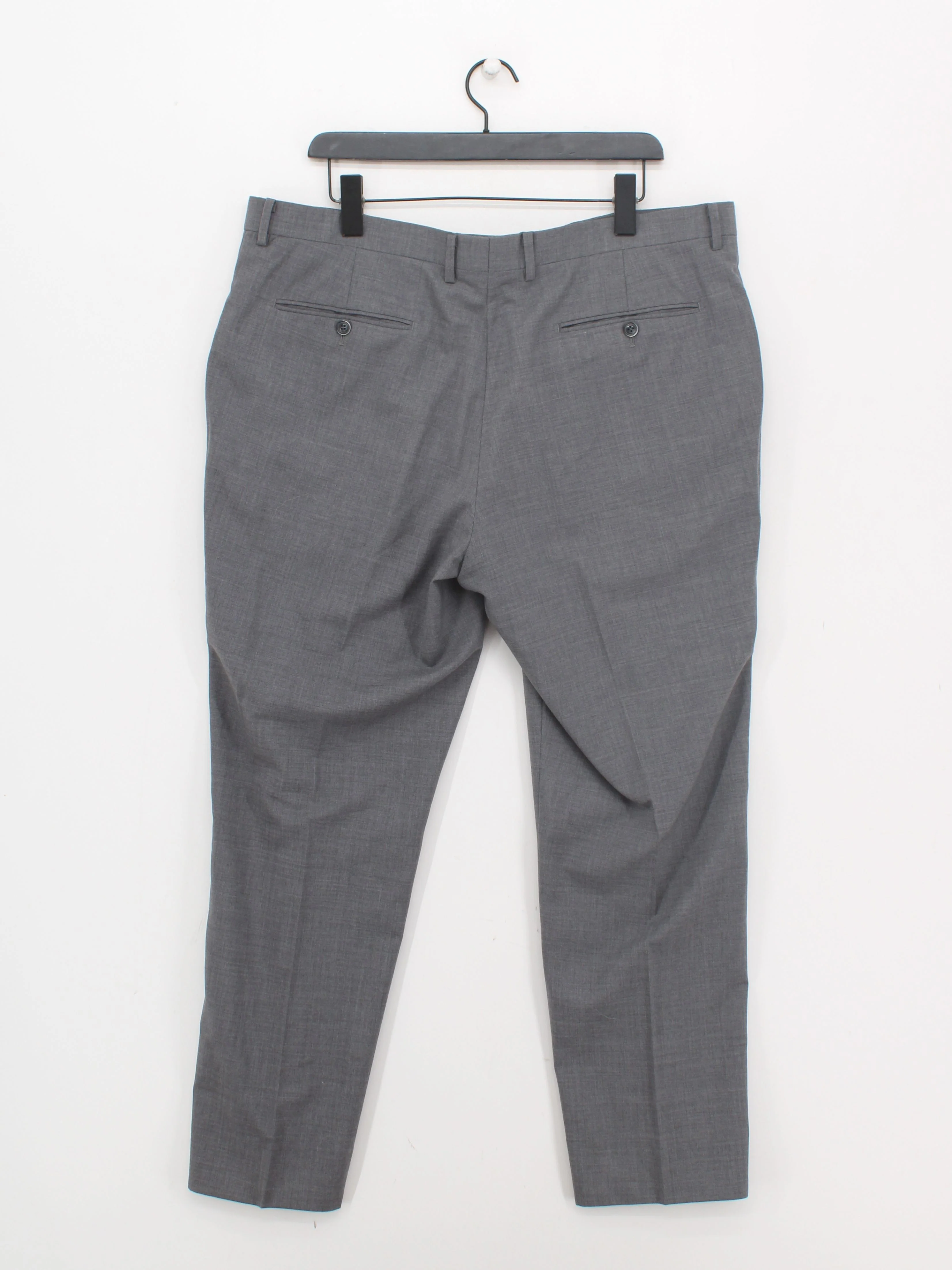 Sacoor Brothers Men's Suit Trousers W 40 in Grey Polyester - Image 2