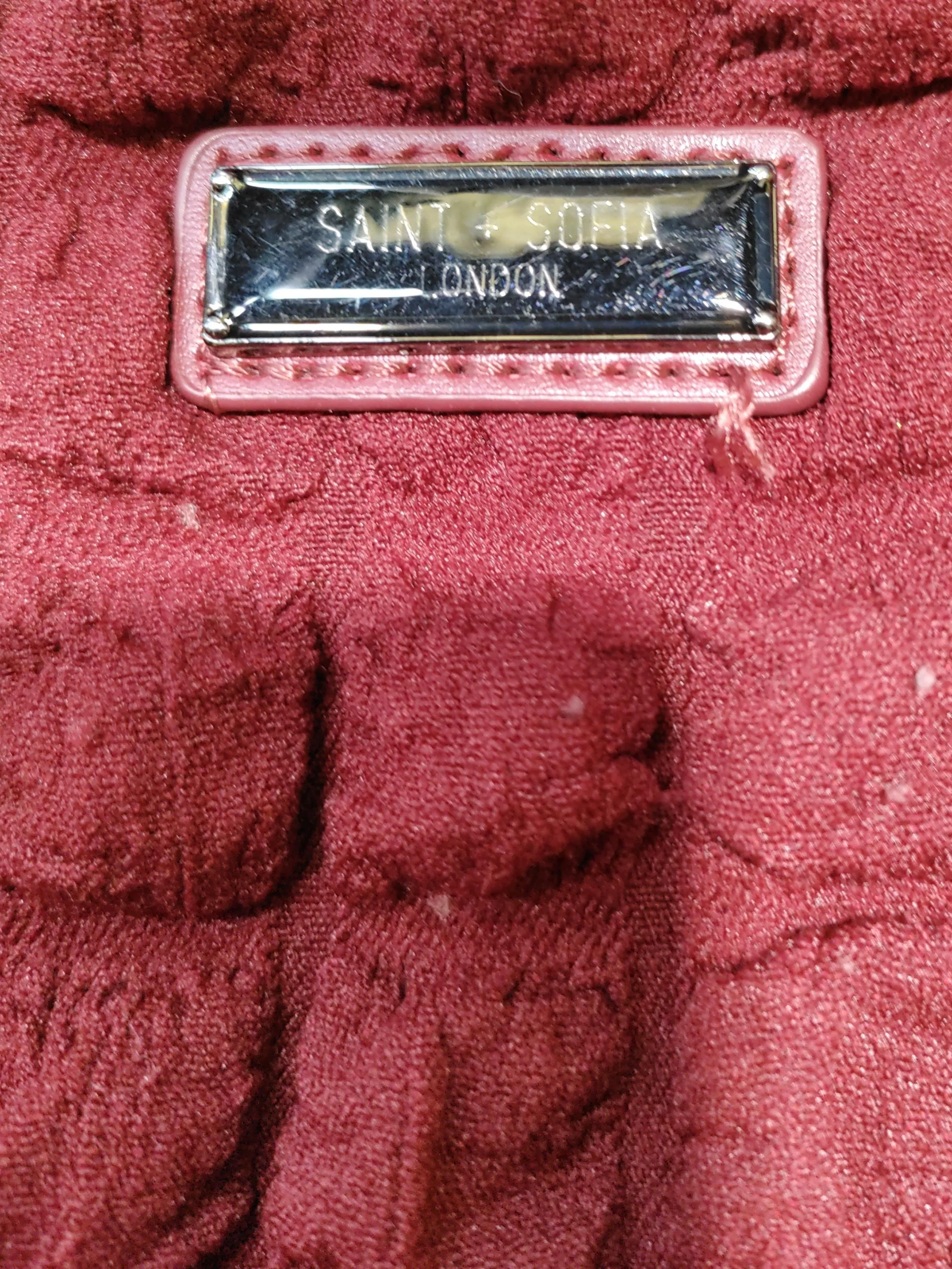 Saint + Sofia Women's Bag Red 100% Other Shoulder Bag - Image 6