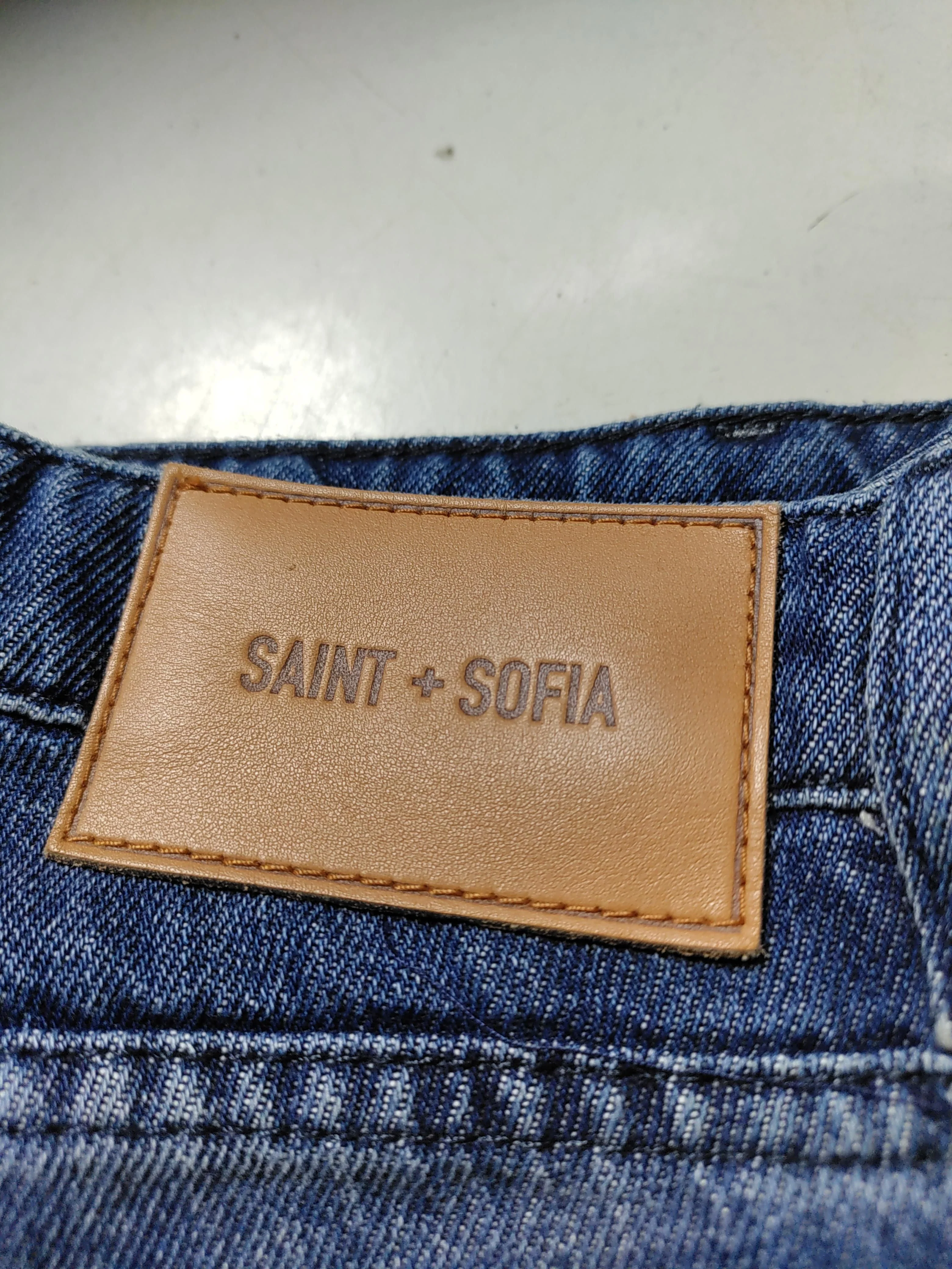 Saint + Sofia Women's Jeans W 30 in Blue 100% Cotton Straight - Image 5