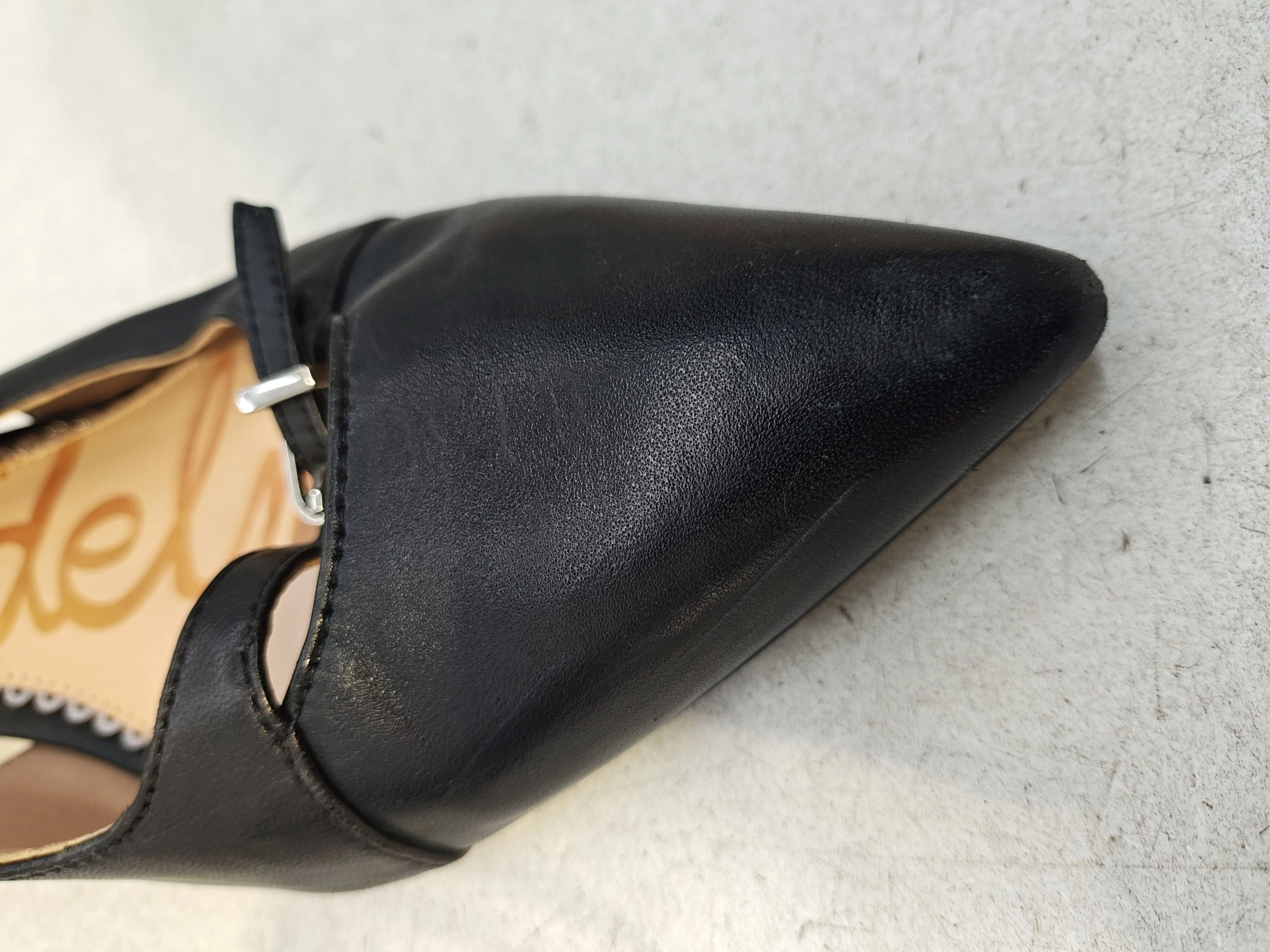 Sam Edelman Women's Heels UK 10 Black 100% Leather Court - Image 9