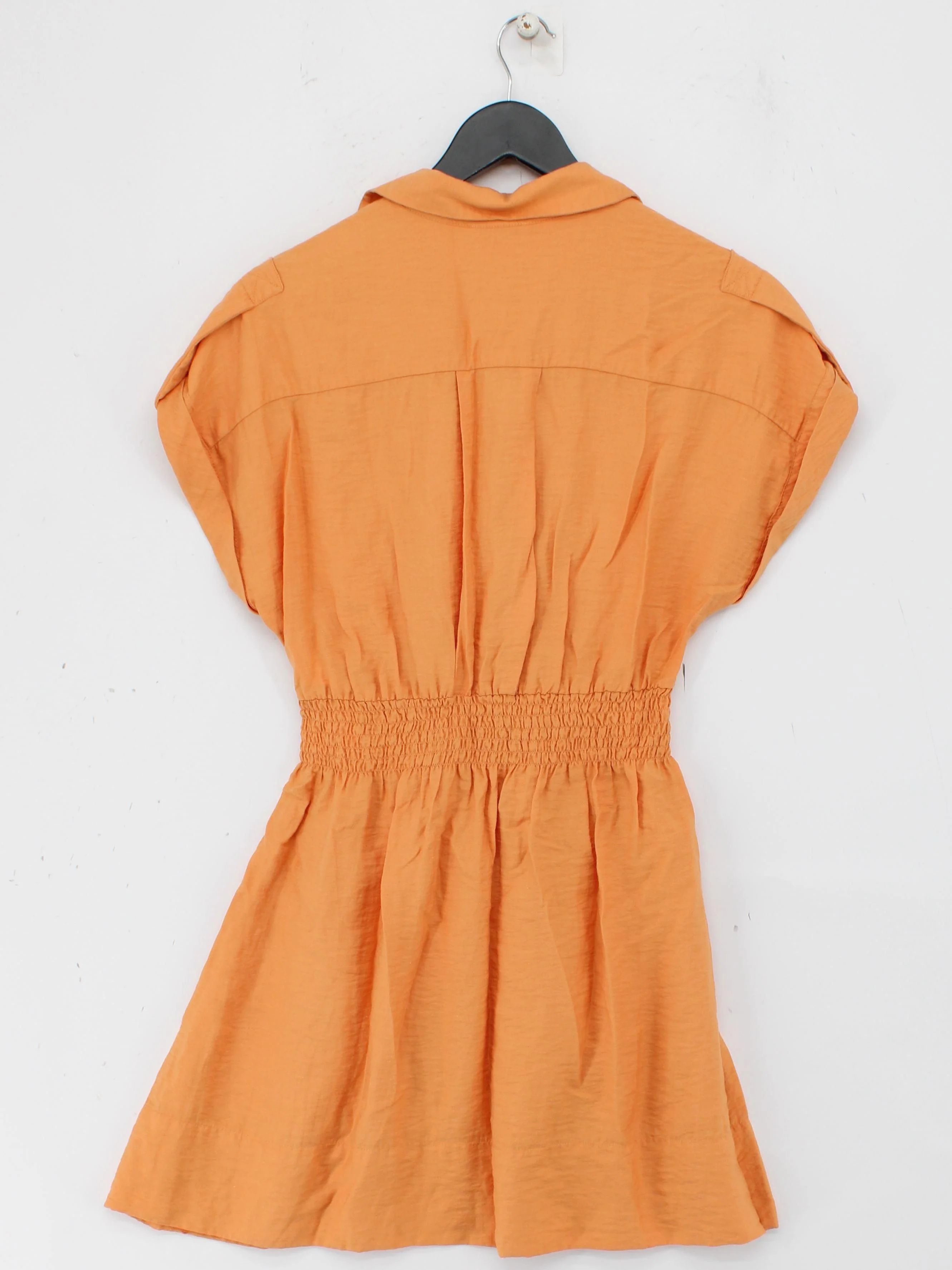 Sandro A-Line Midi Dress in Orange - Image 2