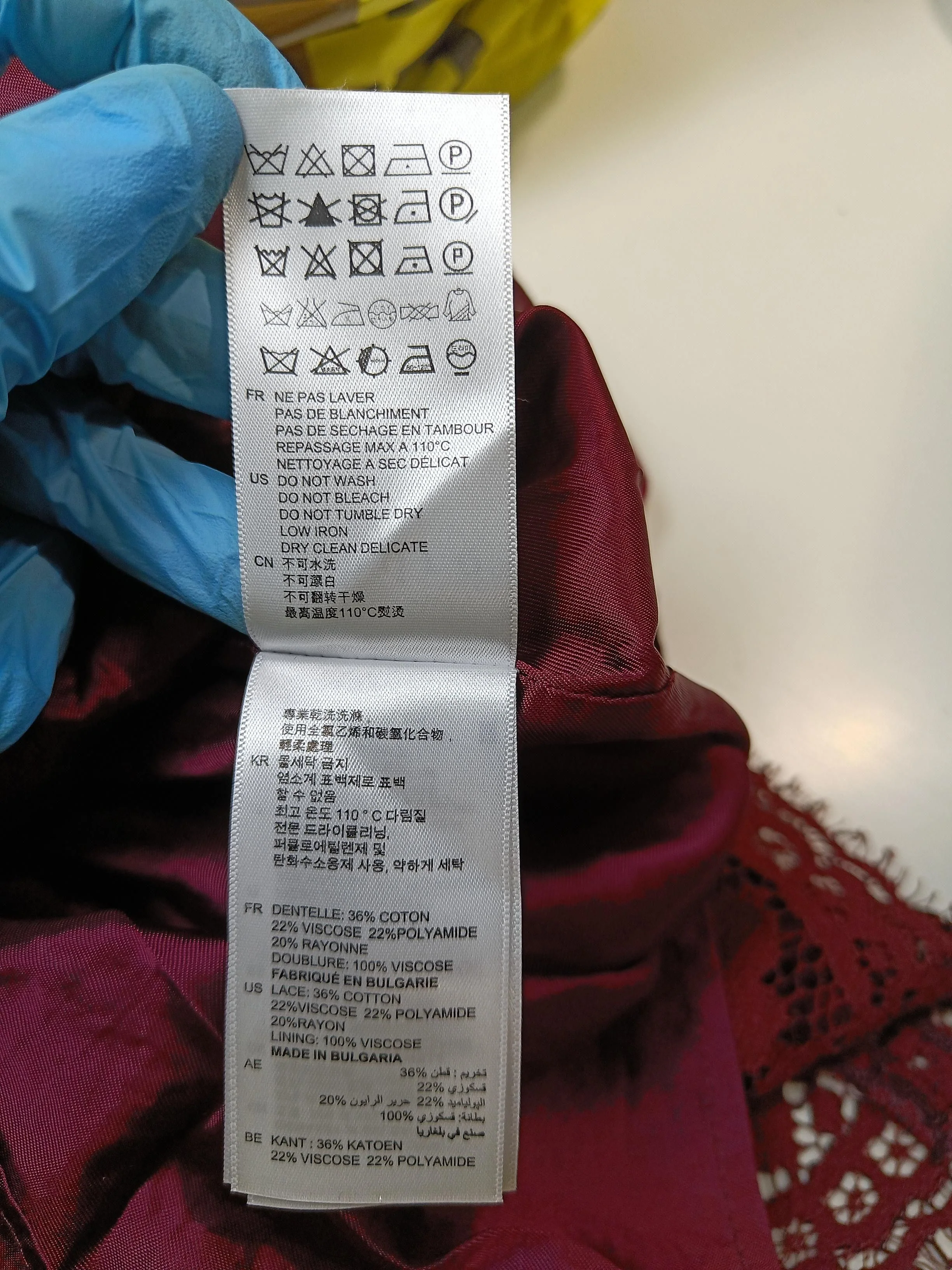 Sandro Bodycon Mini Dress XS in Red - Image 6
