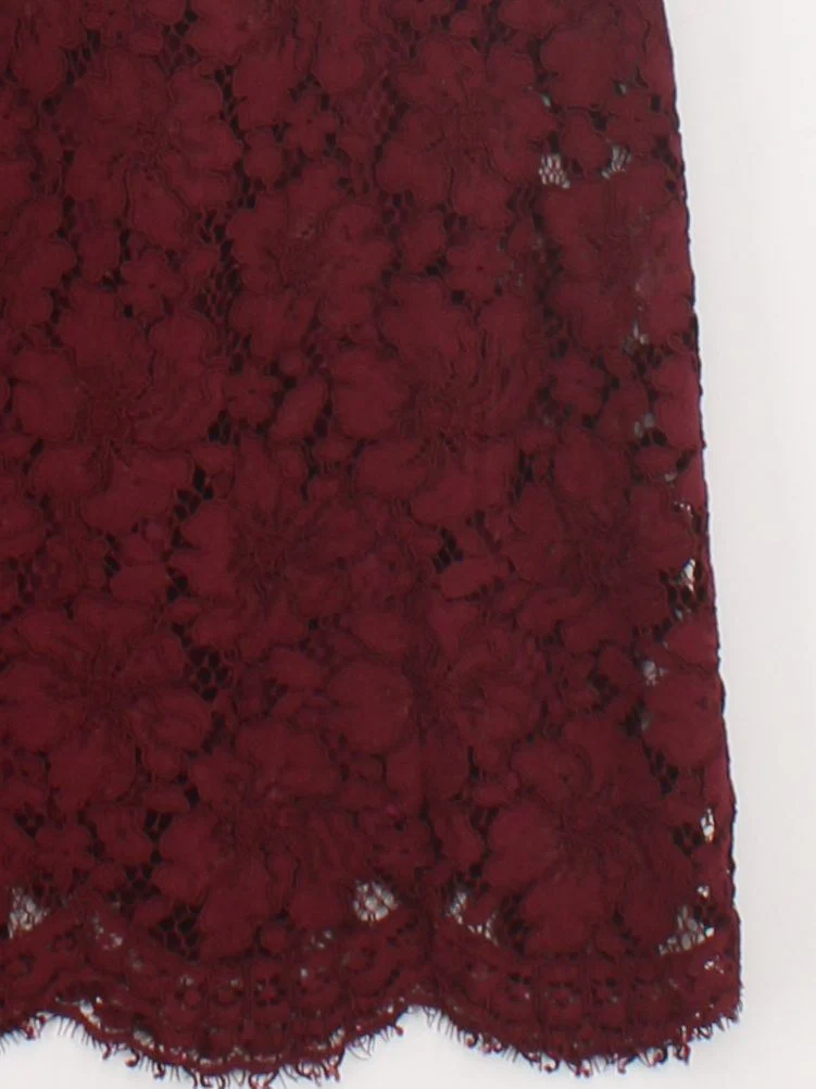 Sandro Mini Dress UK8 in Red - Image 4