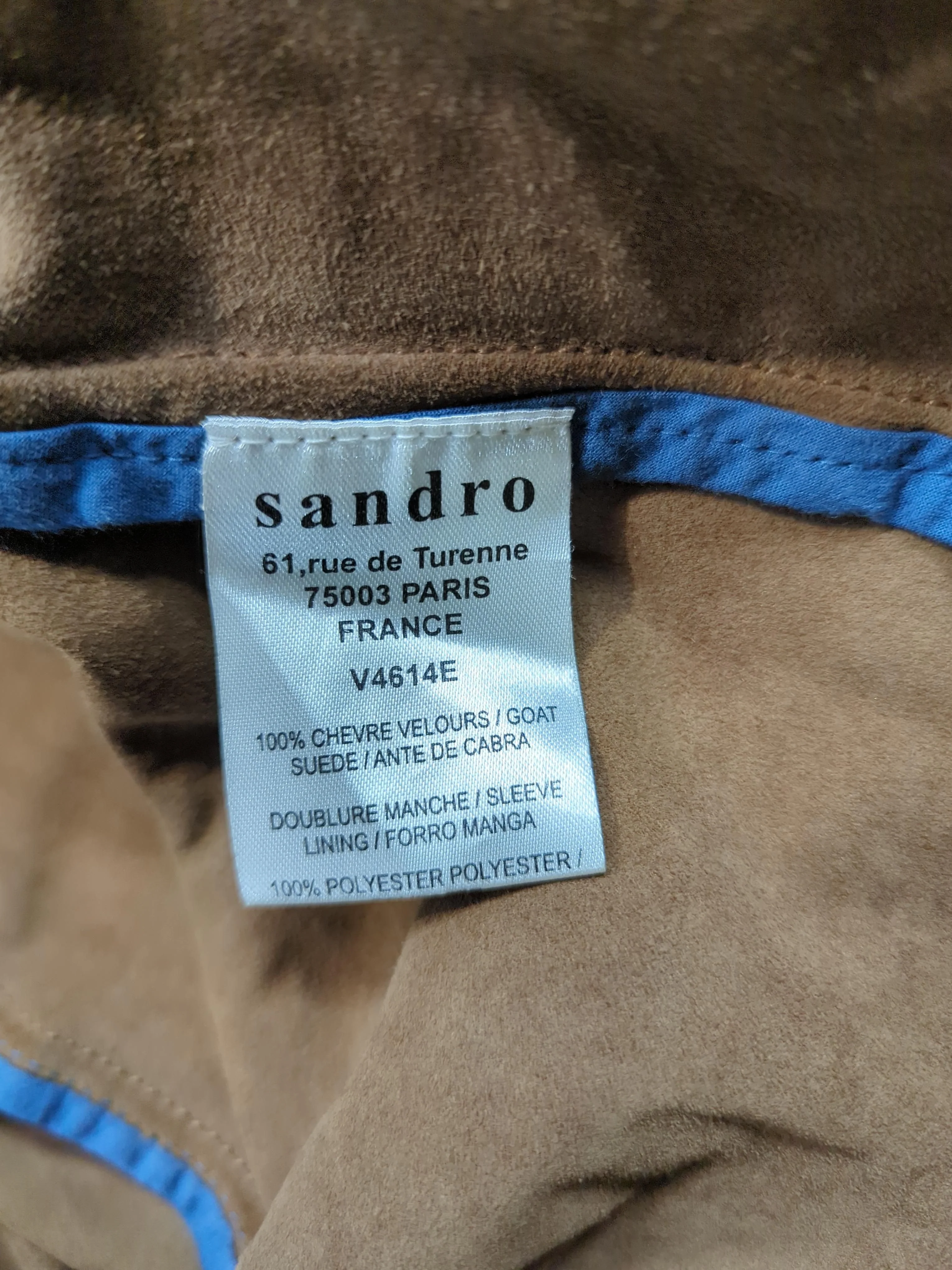 Sandro Motorcycle Jacket jacket brown - Image 7