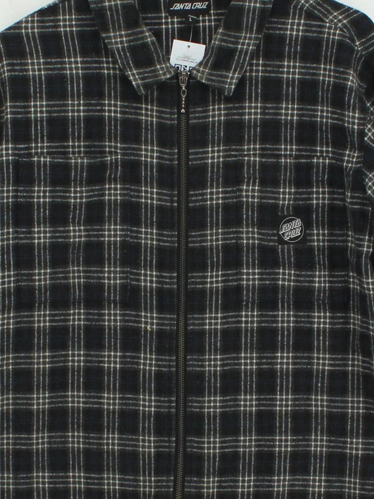 Santa Cruz Windbreaker jacket black - Image 3