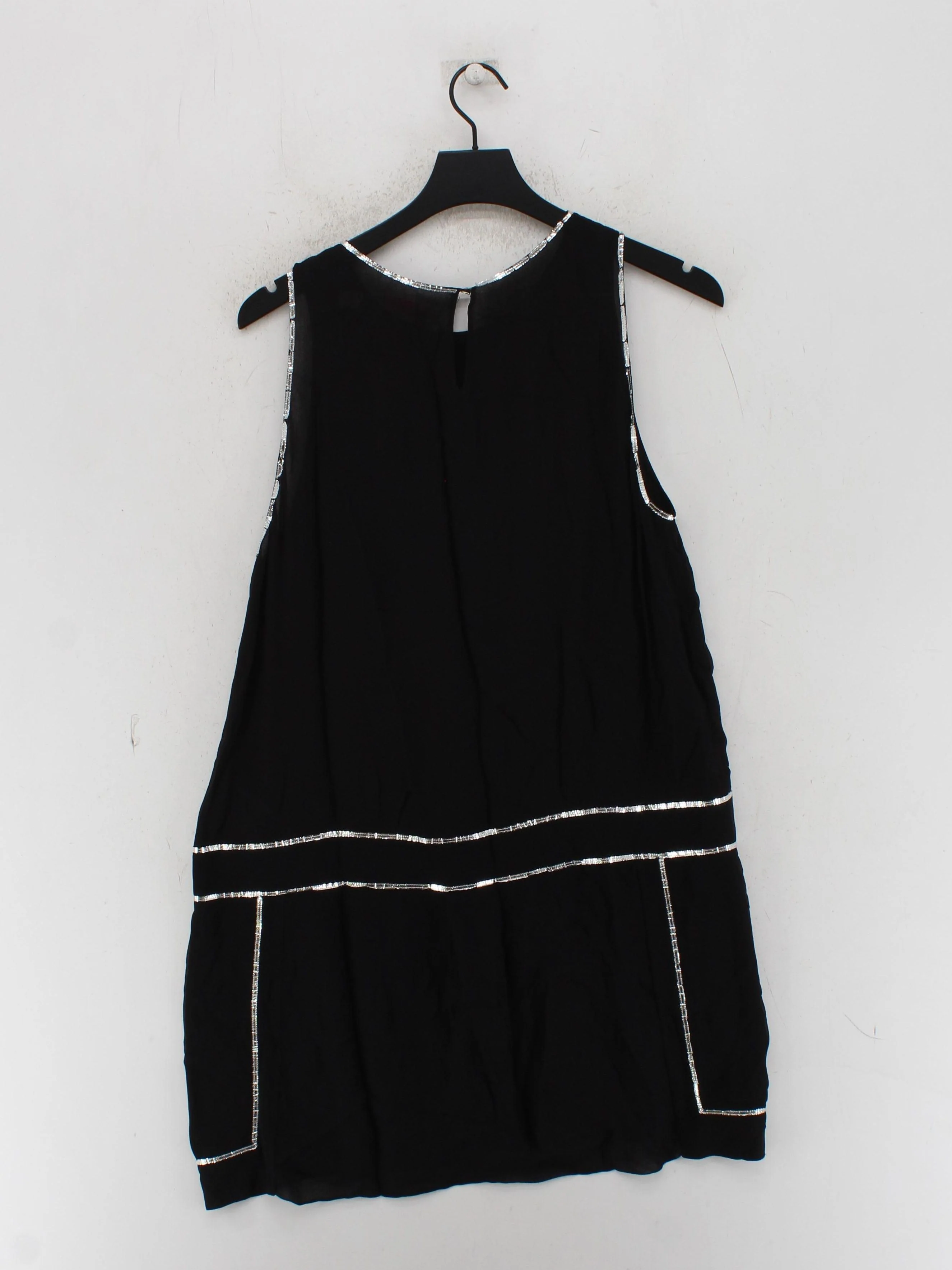 sass & bide T-Shirt Mini Dress UK12 in Black - Image 2