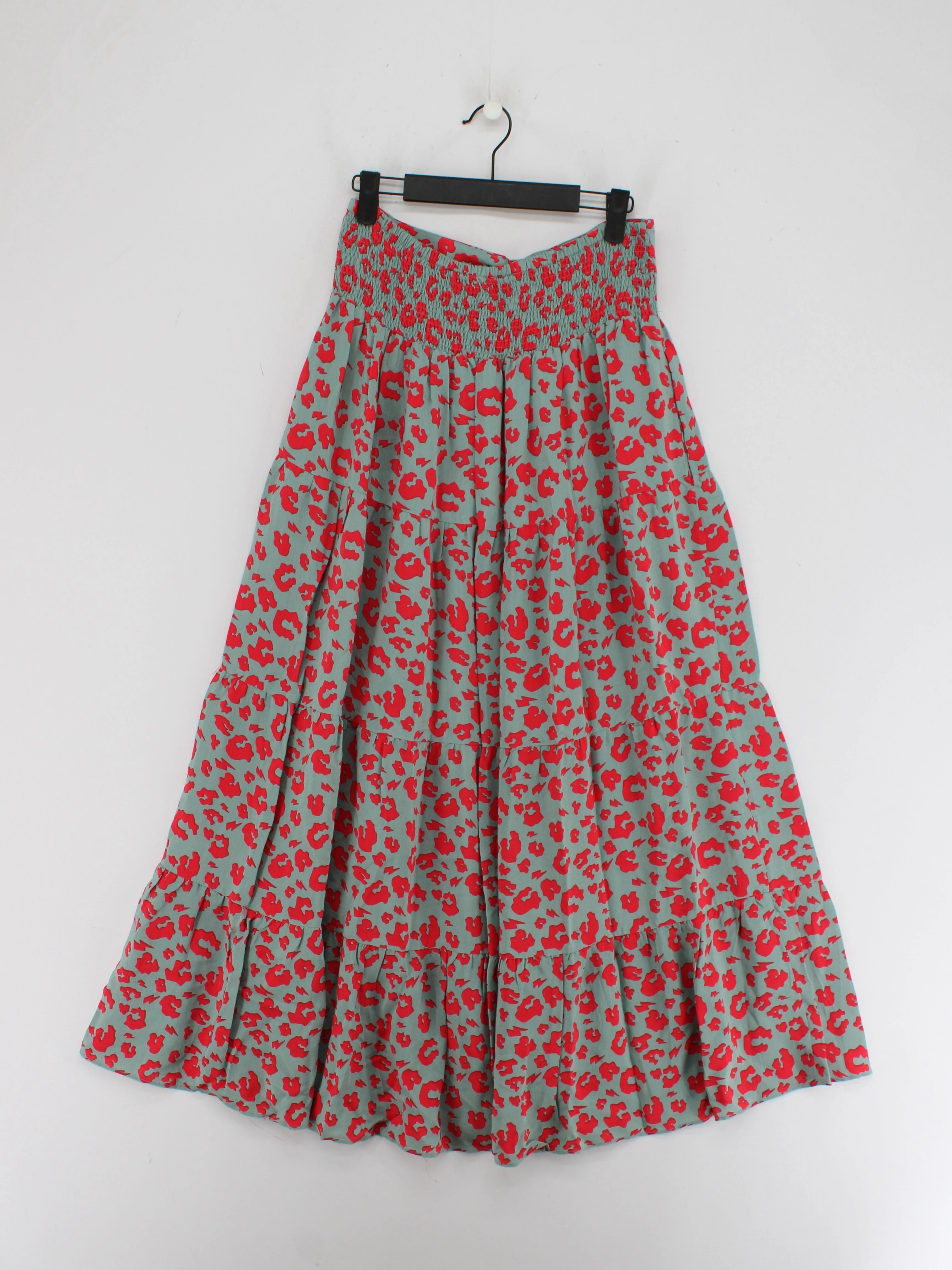 Scamp & Dude Women's Maxi Skirt UK 10 Multi Animal Print 100% Viscose Long Maxi - Image 2