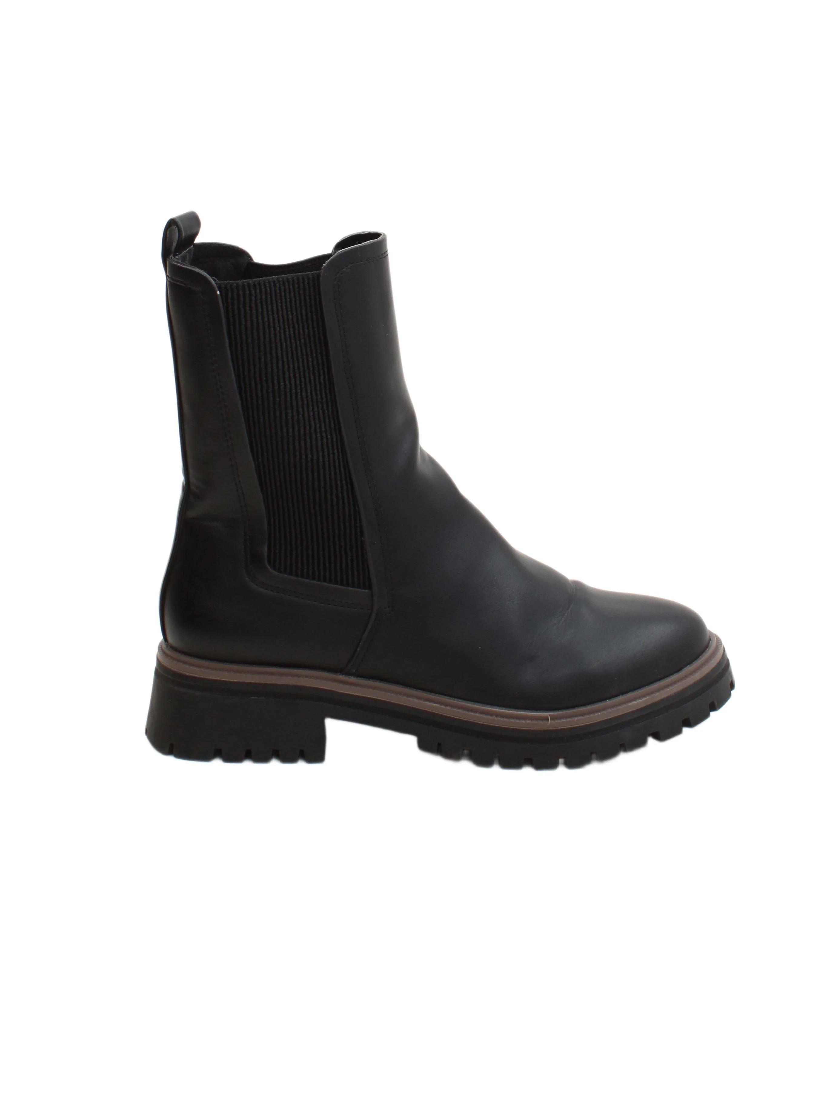 Schuh Women's Boots UK 3 Black 100% Faux Leather Chelsea
