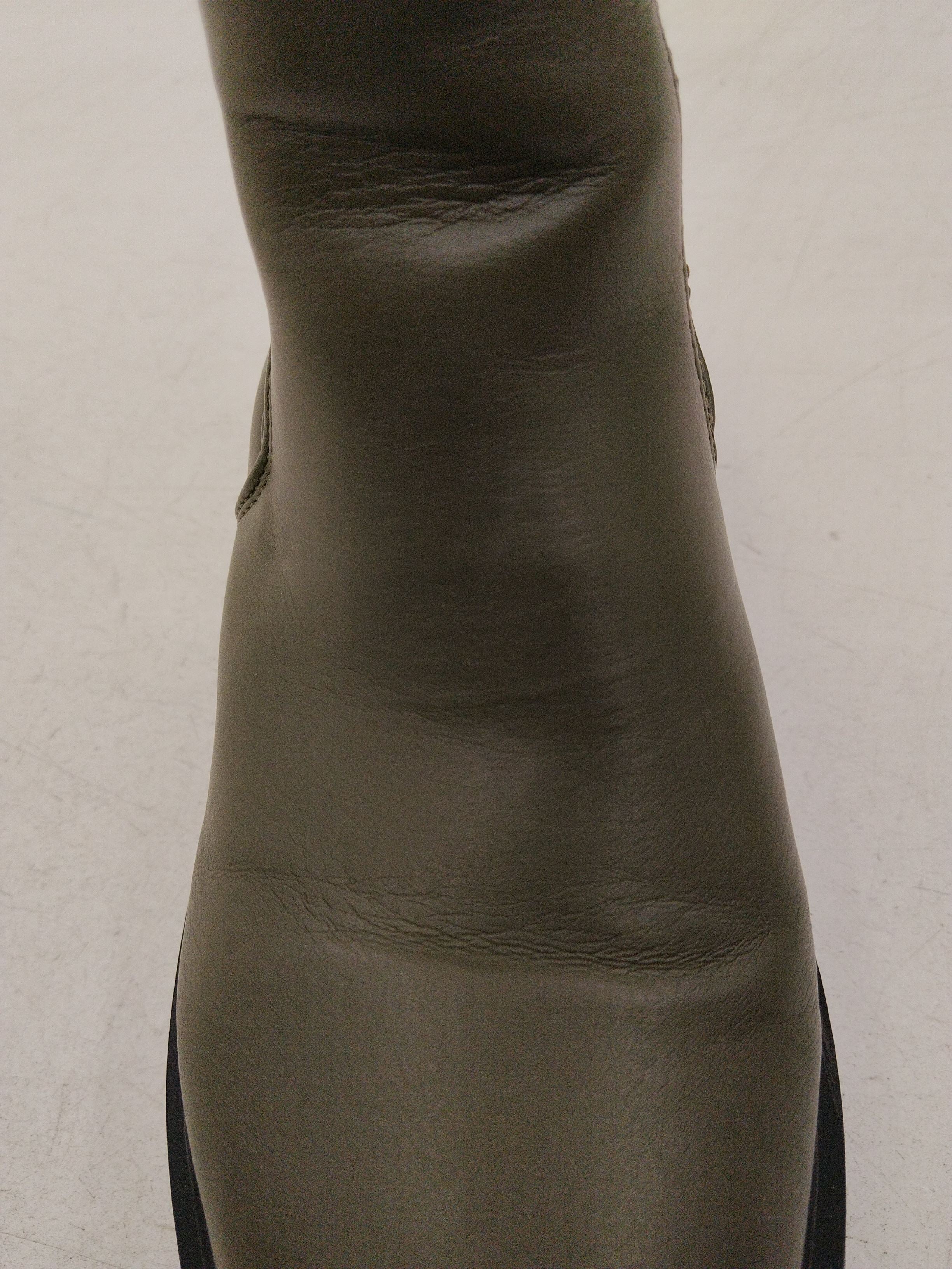 Schuh Women's Boots UK 4 Green 100% Faux Leather Chelsea - Image 8