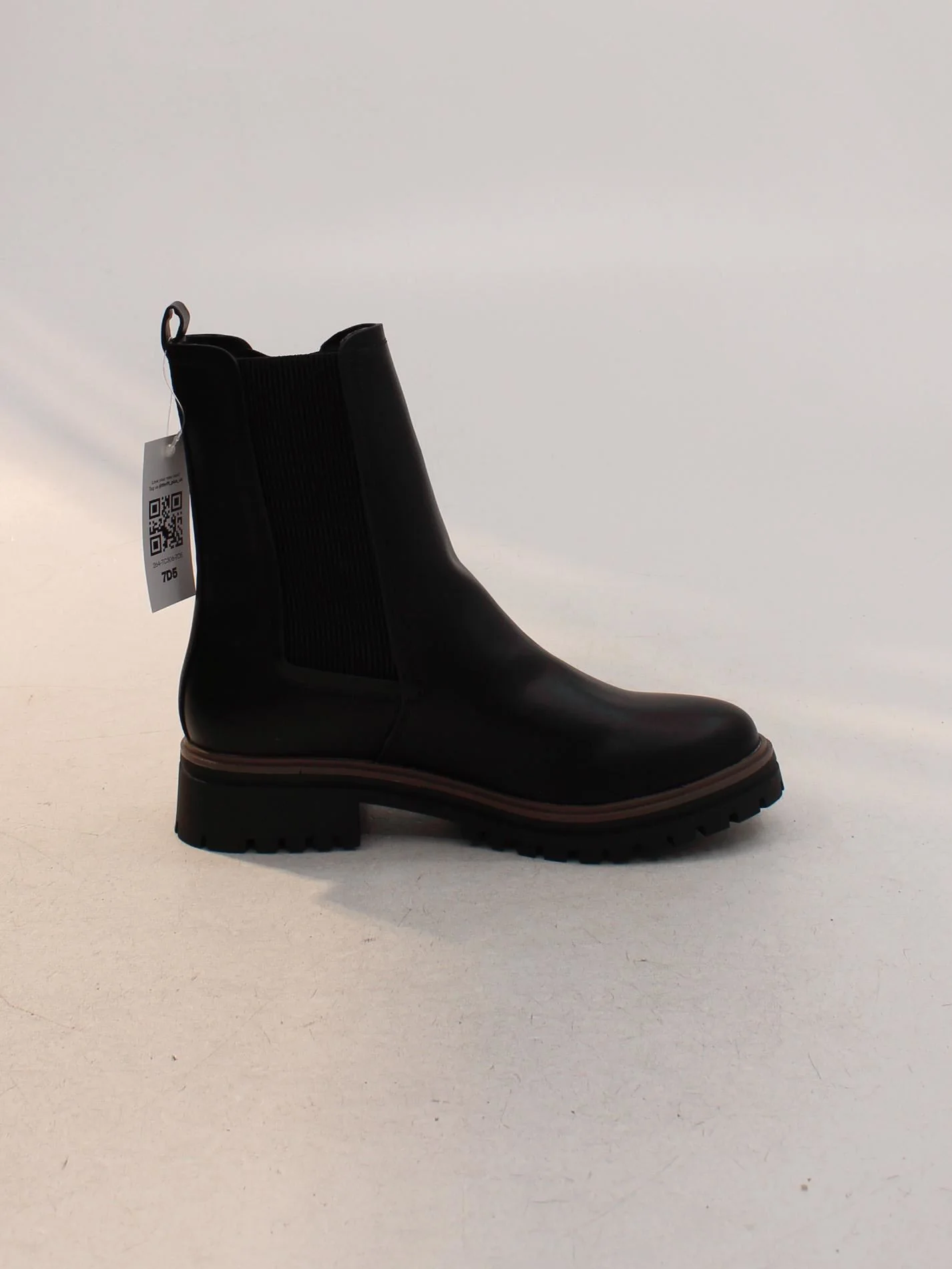 Schuh Women's Boots UK 5 Black 100% Faux Leather Chelsea - Image 5