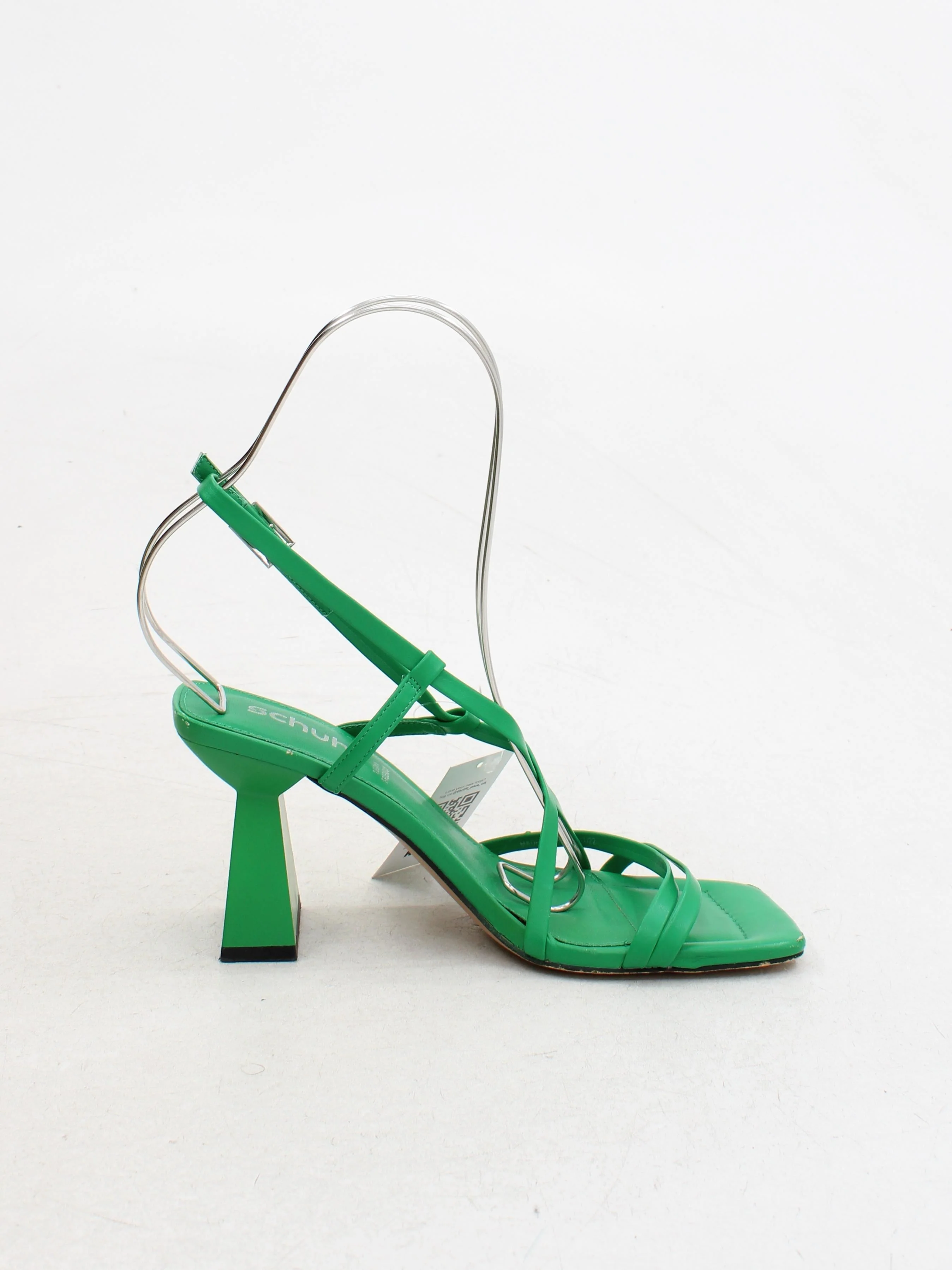 Schuh Women's Heels UK 5 Green 100% Faux Leather Strappy - Image 5