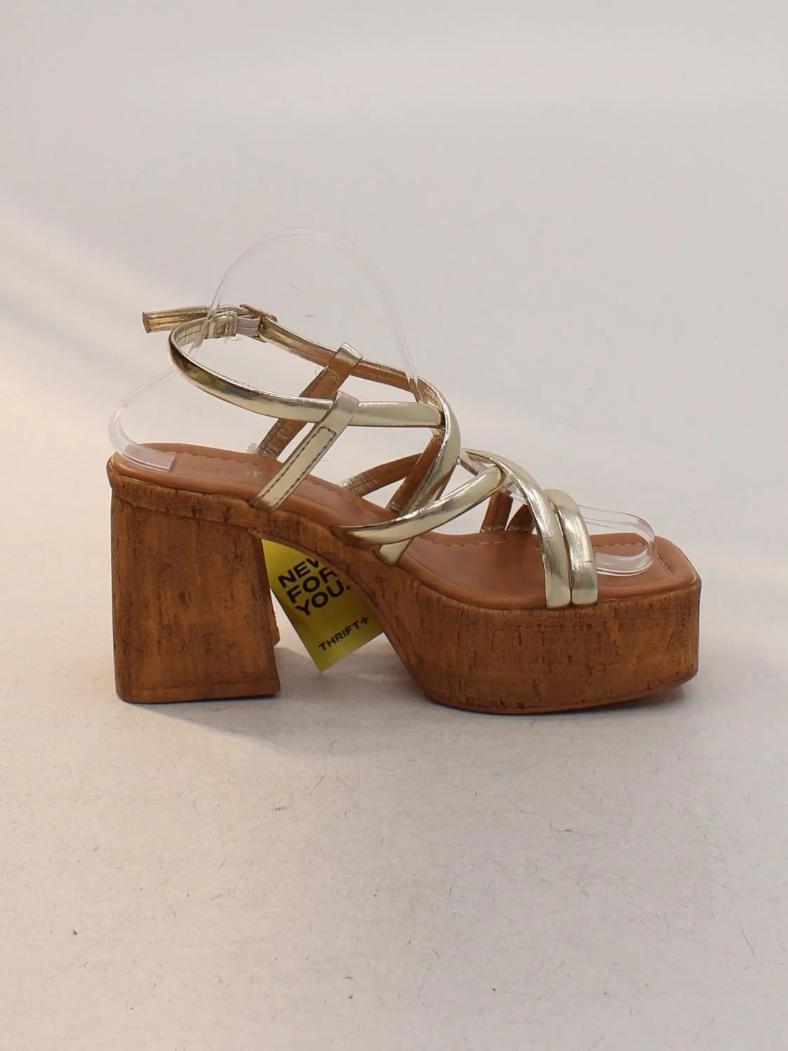 Schuh Women's Sandals UK 7 Gold 100% Other Strappy - Image 5