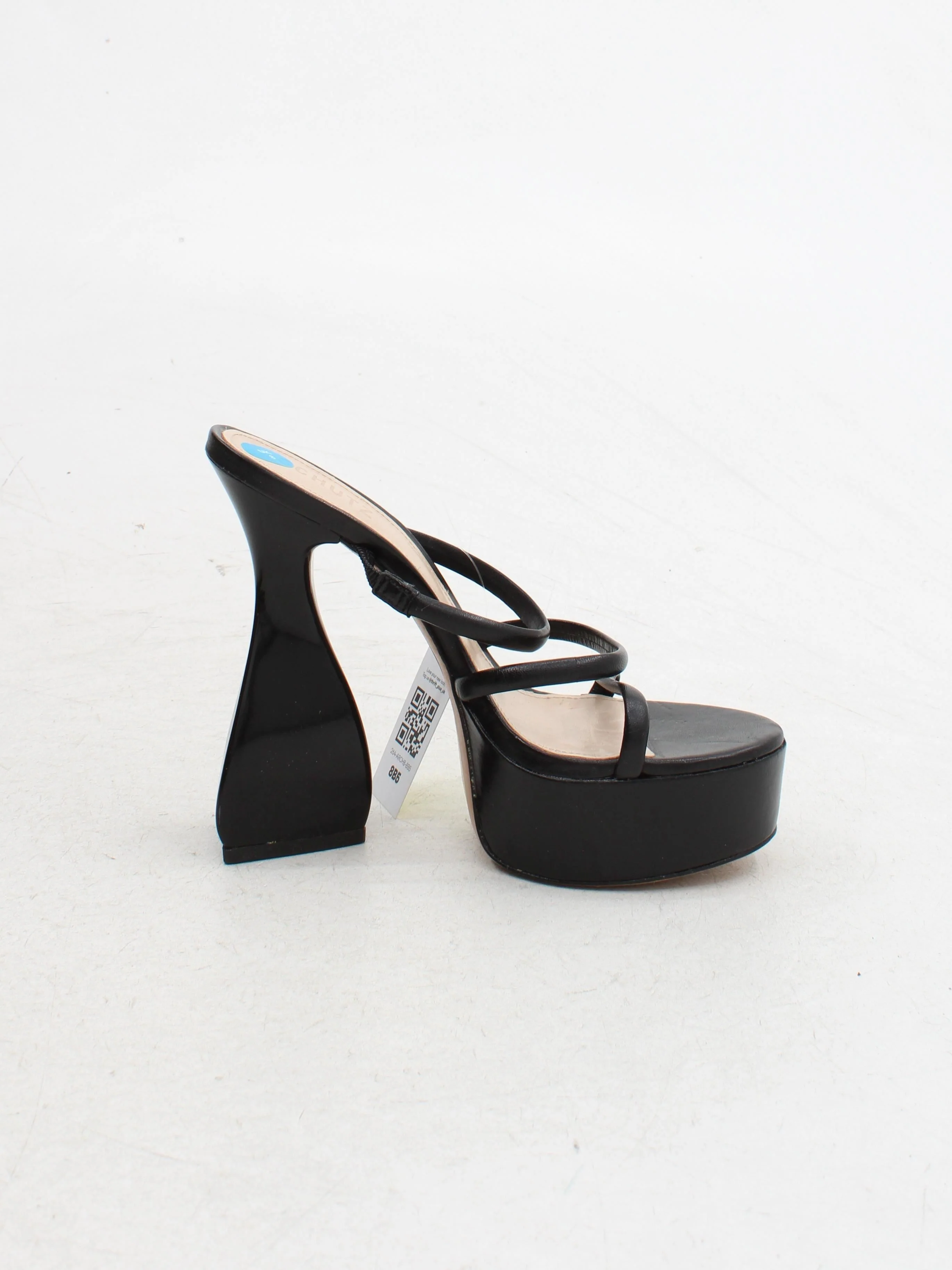 Schutz Women's Heels UK 8 Black Leather with Other Platform - Image 5
