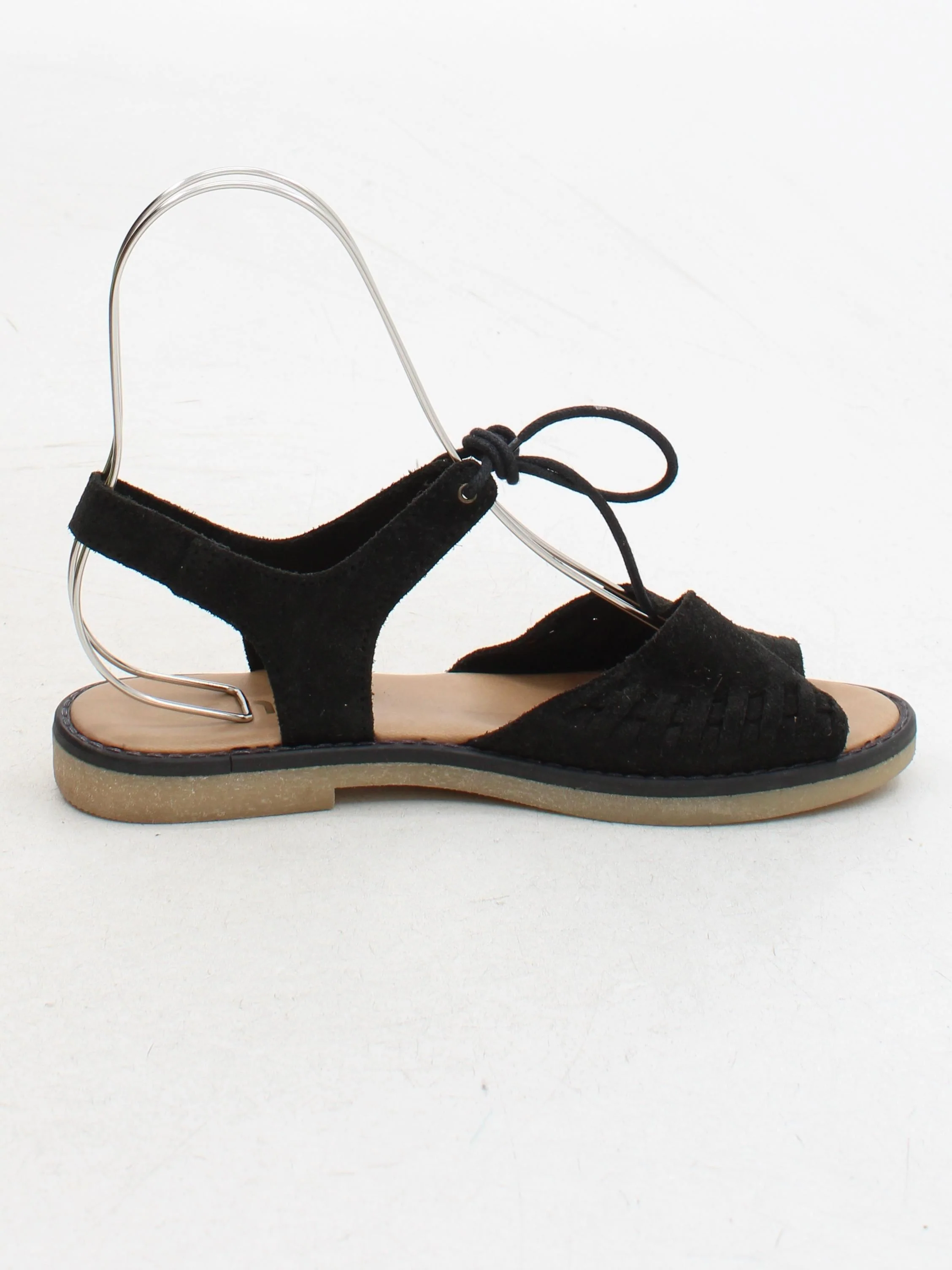 Schutz Women's Sandals UK 6 Black 100% Suede Strappy - Image 5