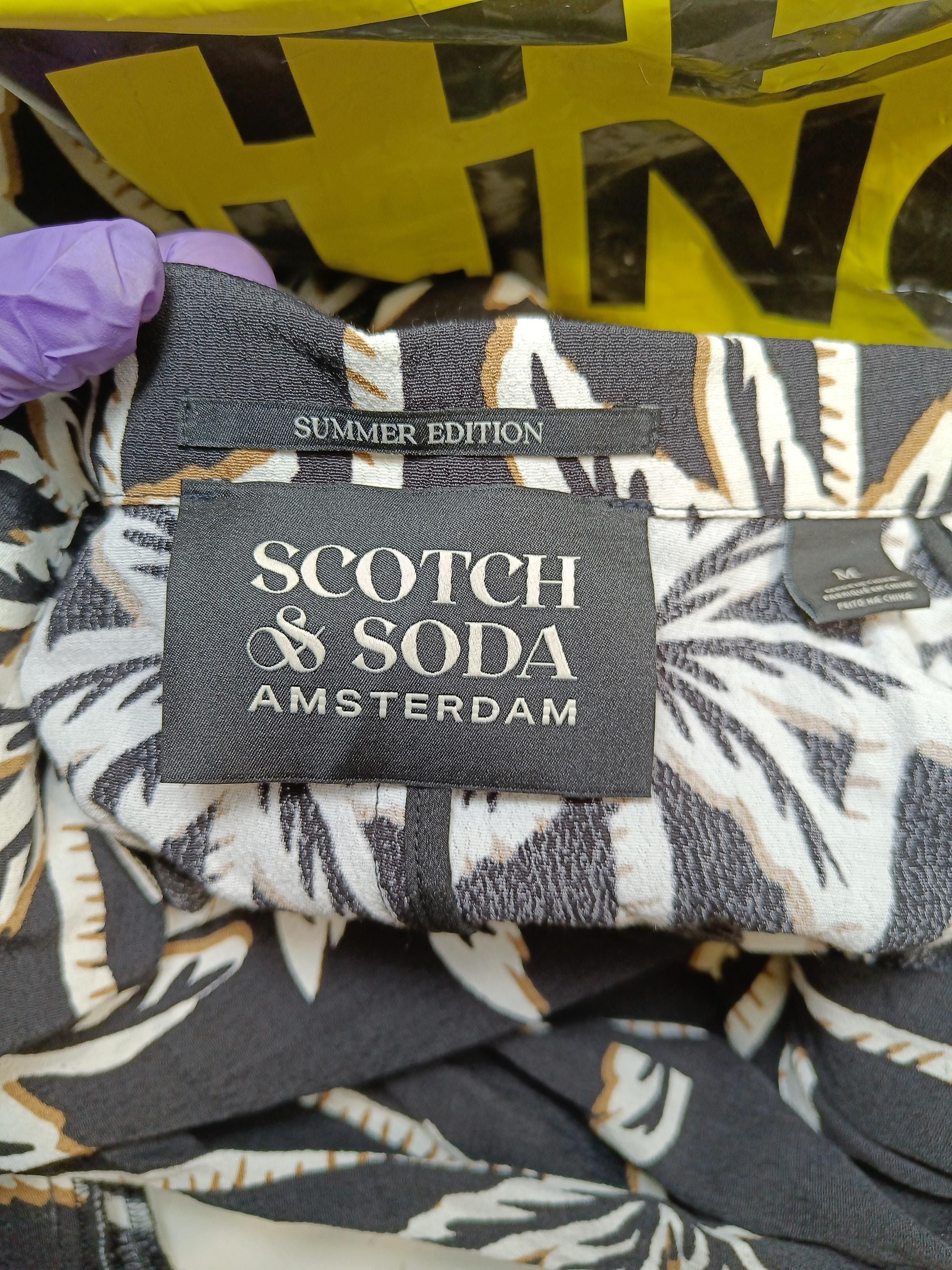 Scotch & Soda Shirt Mini Dress M in Black - Image 5