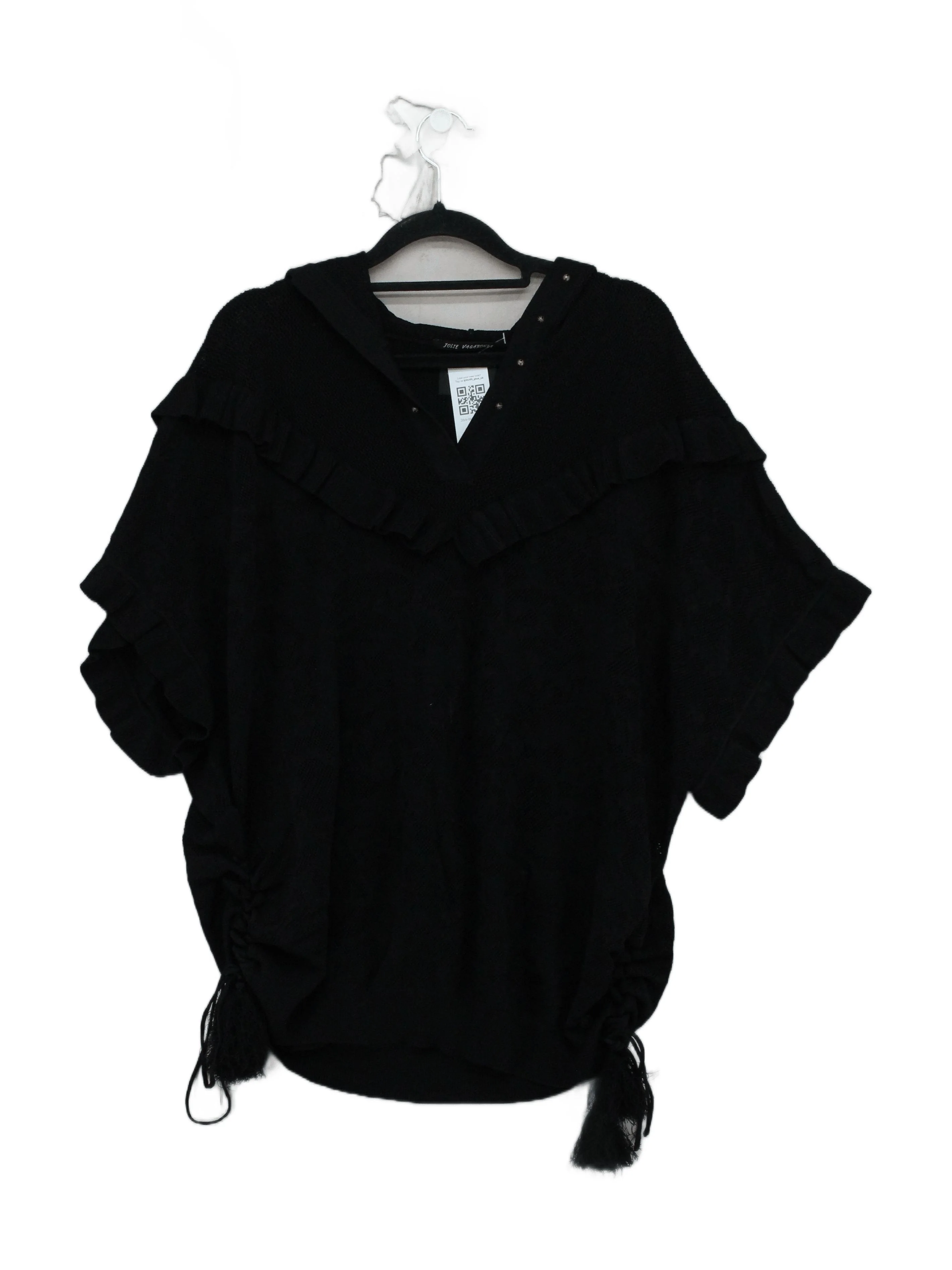Scotch & Soda Women's Coat UK 16 Black 100% Other Overcoat