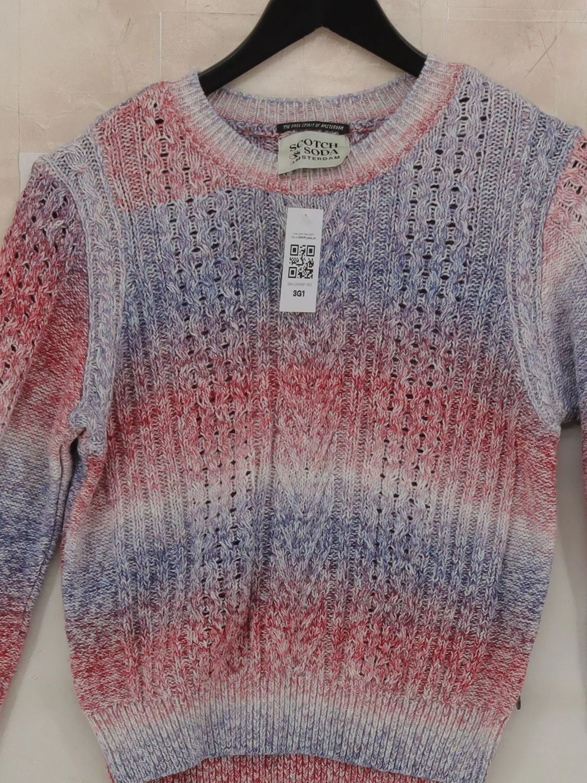 Scotch & Soda Women's Jumper XS Multi Cotton with Acrylic, Polyester Pullover - Image 3