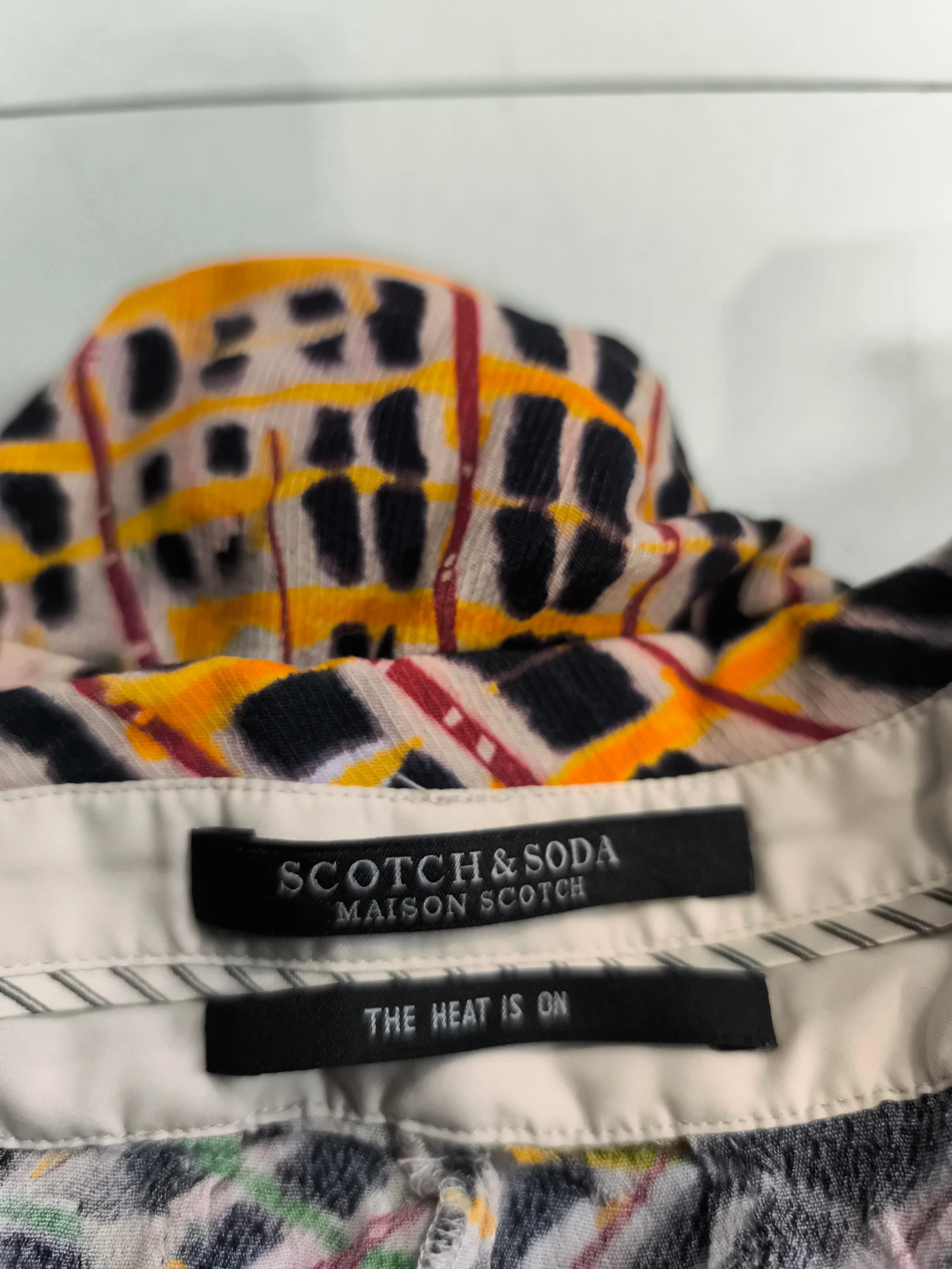 Scotch & Soda Women's Shorts M Multi Viscose with Polyester Paperbag - Image 5