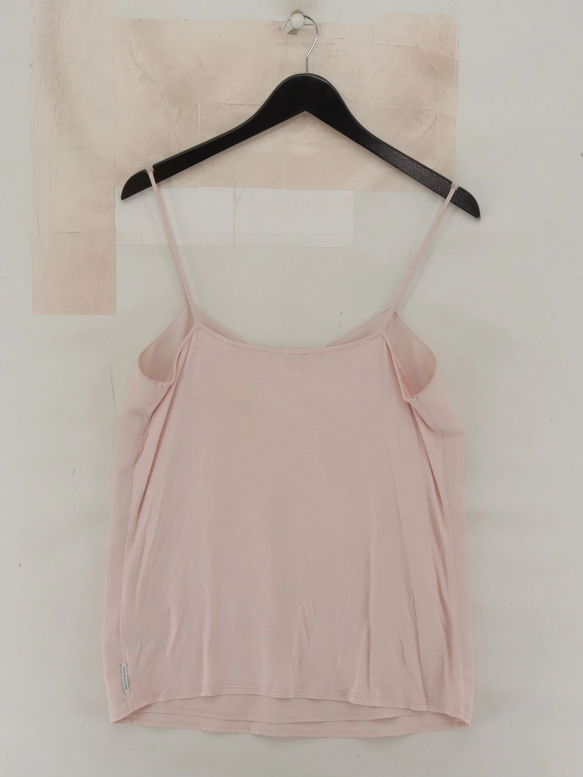 Scotch & Soda Women's T-Shirt M Pink Polyester with Viscose, Elastane Camisole - Image 2