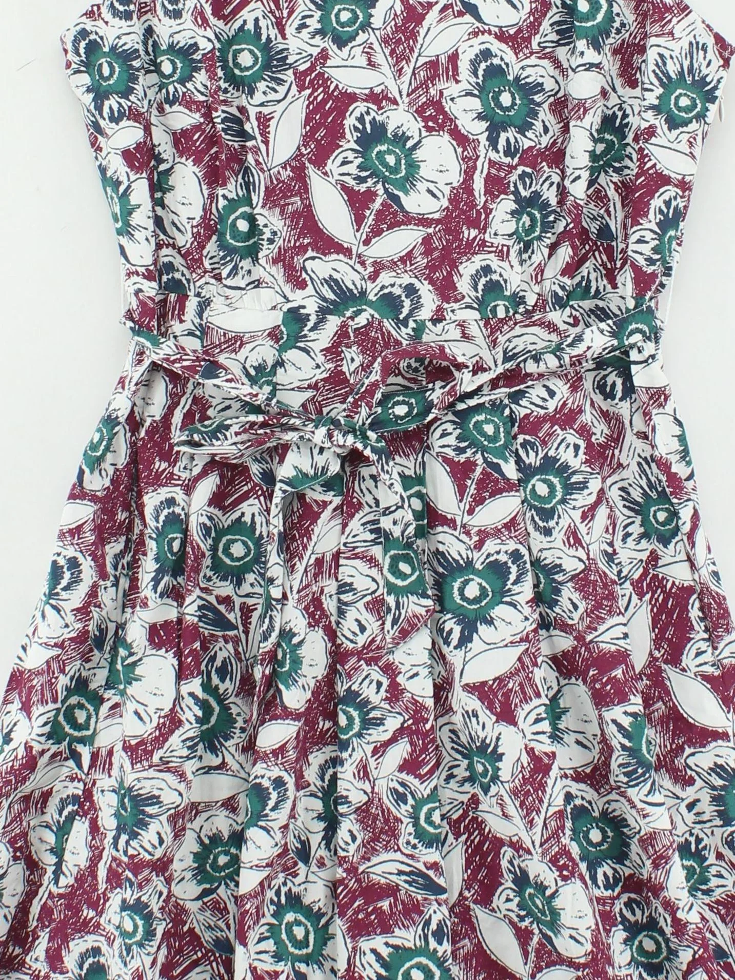 SEASALT CORNWALL A-Line Midi Dress UK14 in Multi - Image 3