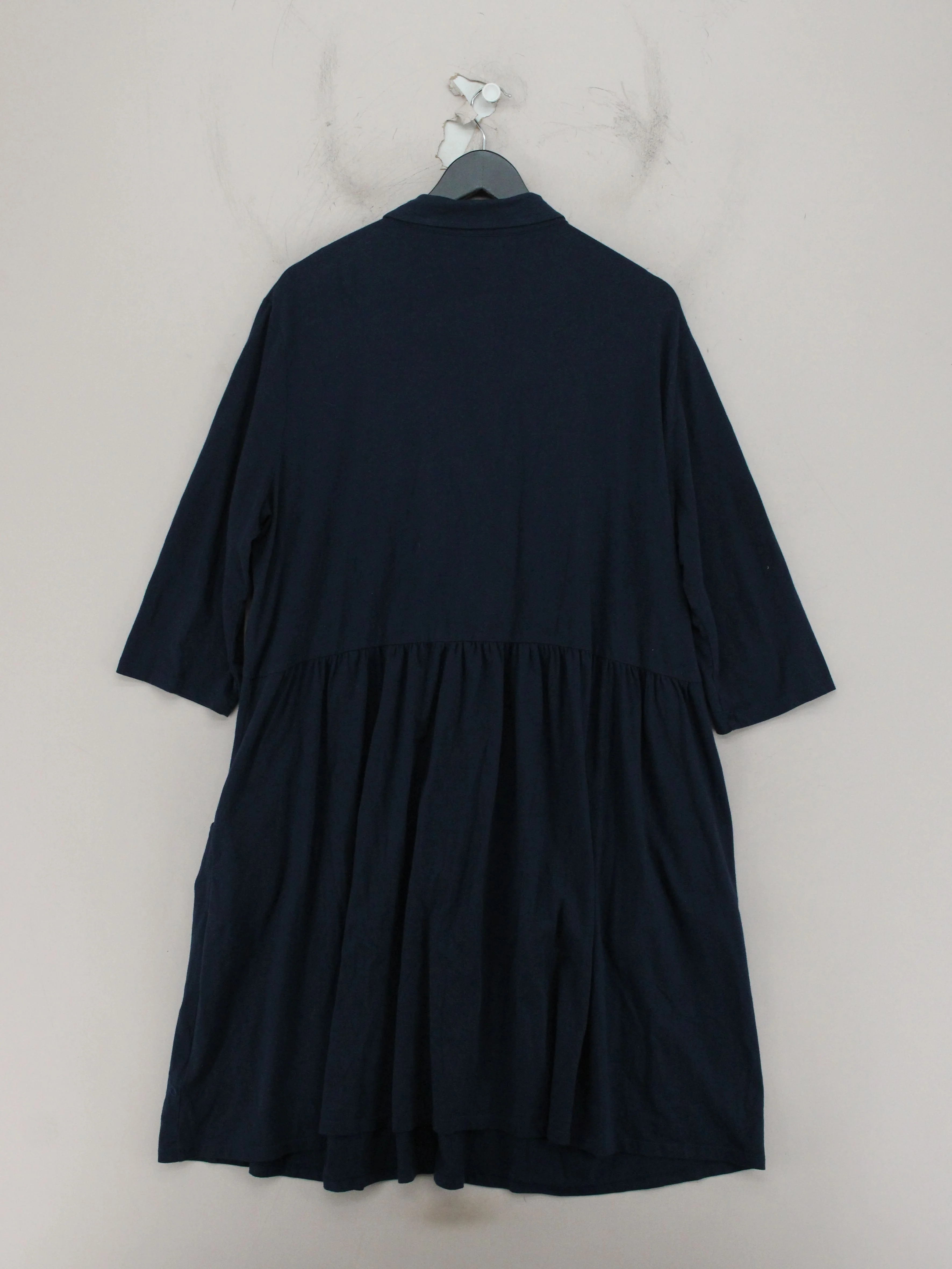SEASALT CORNWALL Shirt Mini Dress UK20 in Blue - Image 2