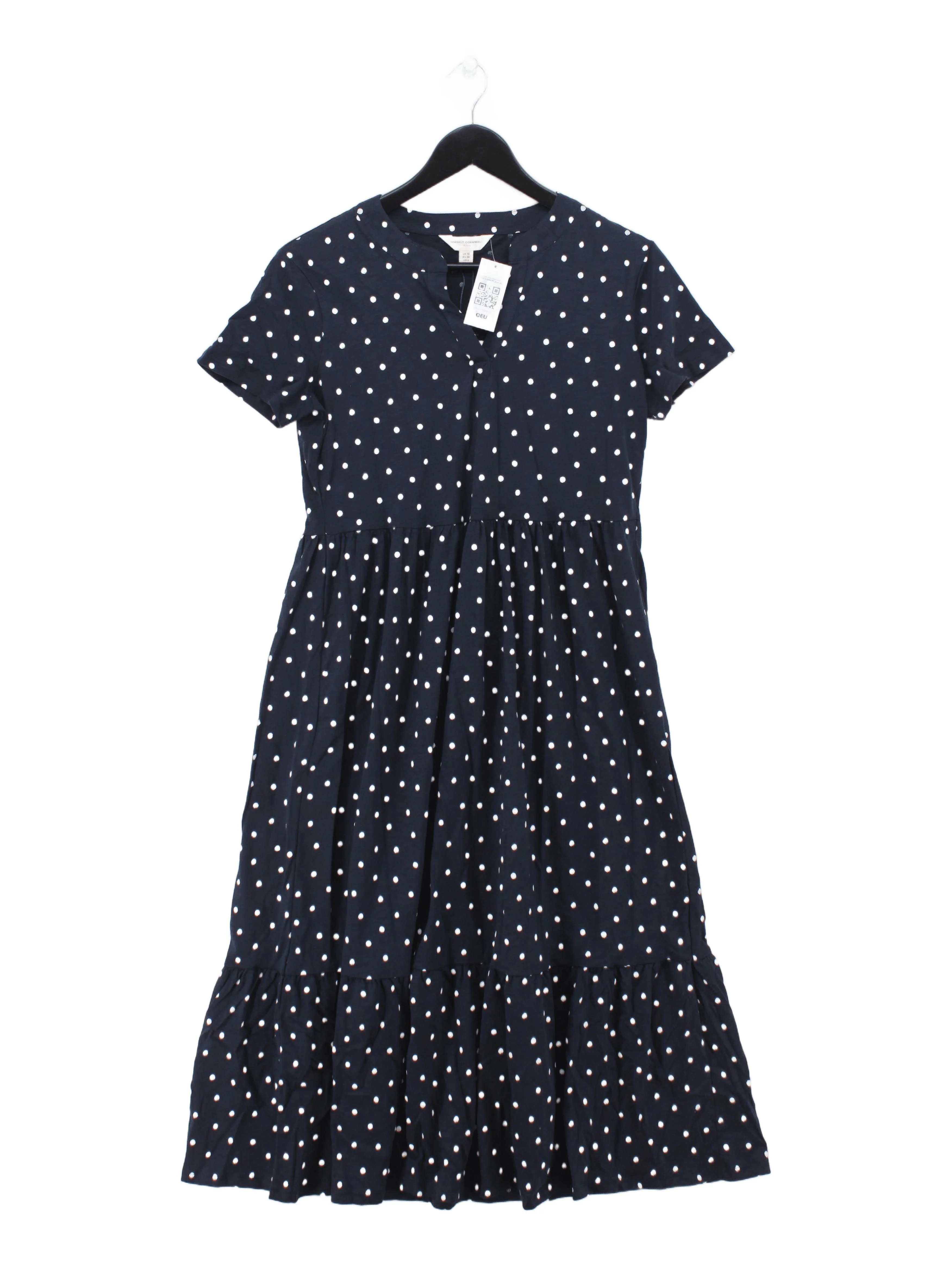 SEASALT CORNWALL T-Shirt Midi Dress UK10 in Blue