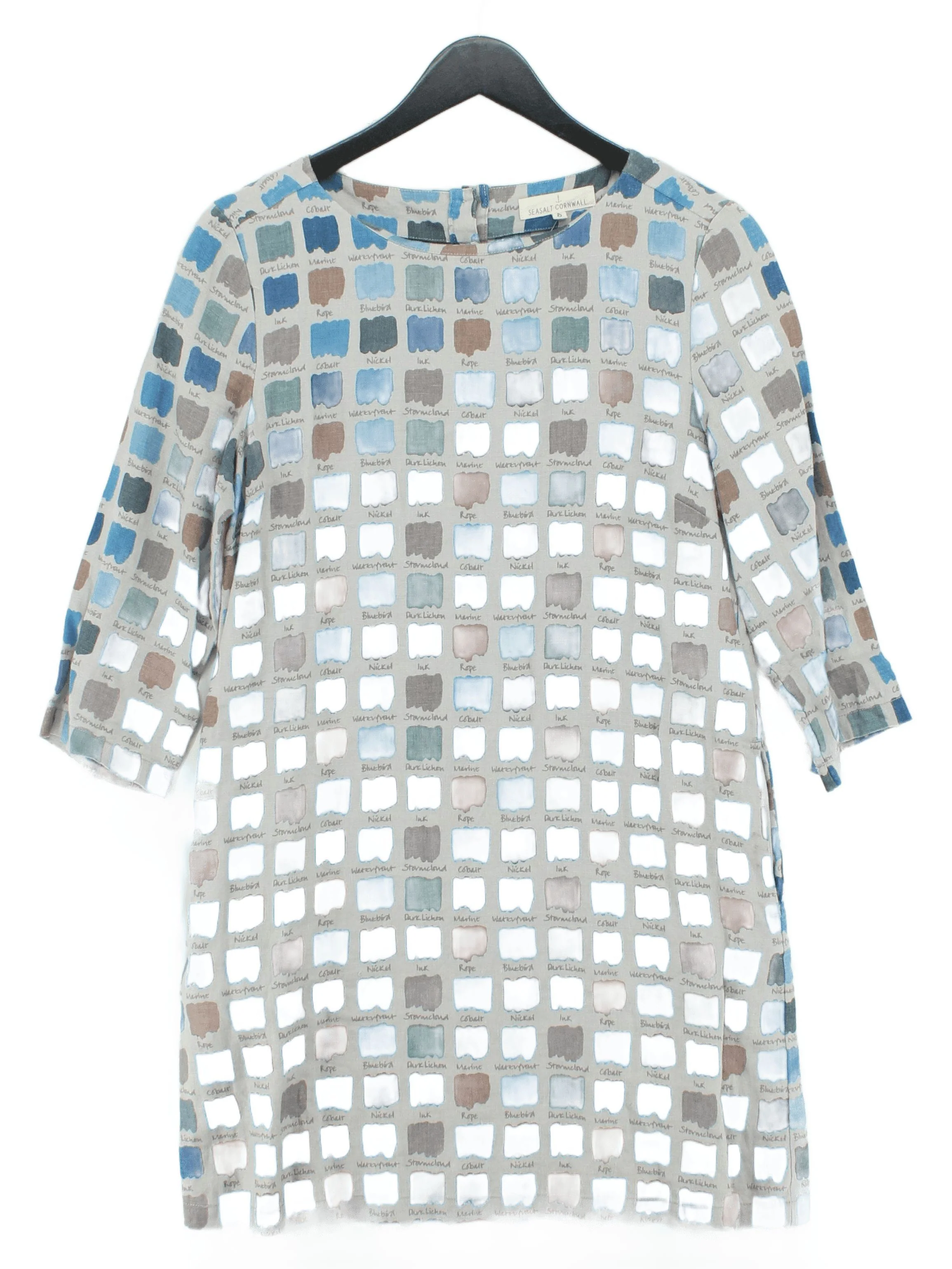 SEASALT CORNWALL T-Shirt Mini Dress UK8 in Multi