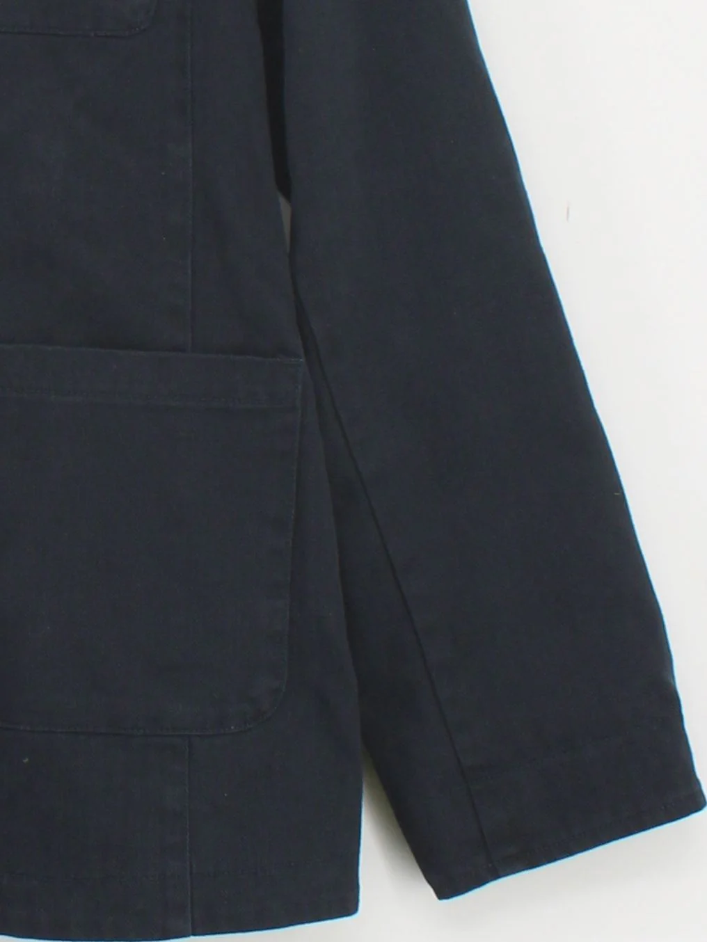 SEASALT CORNWALL Women's Blazer UK 16 Blue Linen with Cotton Overcoat - Image 4